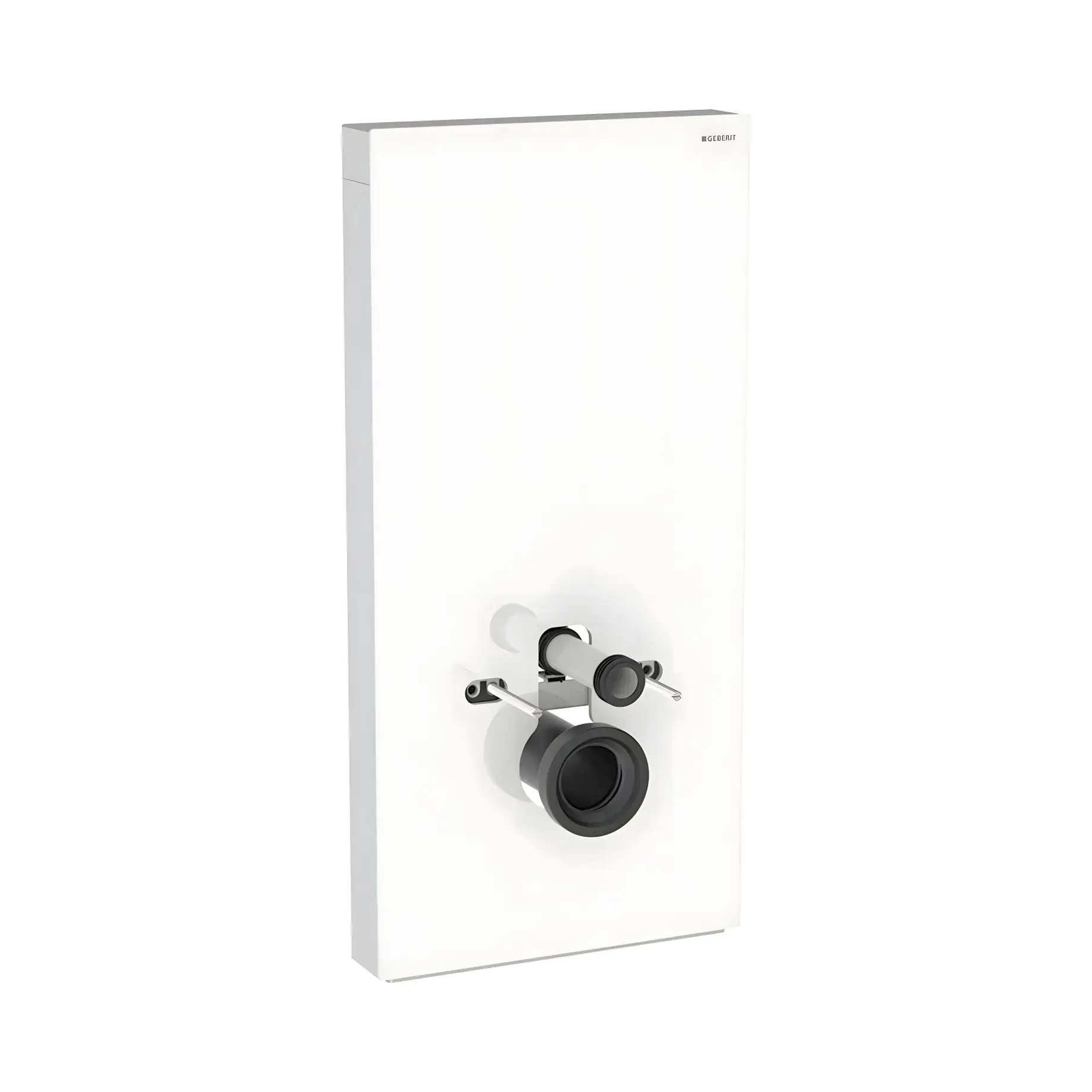 Сантехнічний модуль Monolith Plus Geberit 131.221.SI.7 White 48 х 101 х 10.6 см — вид на білому тлі