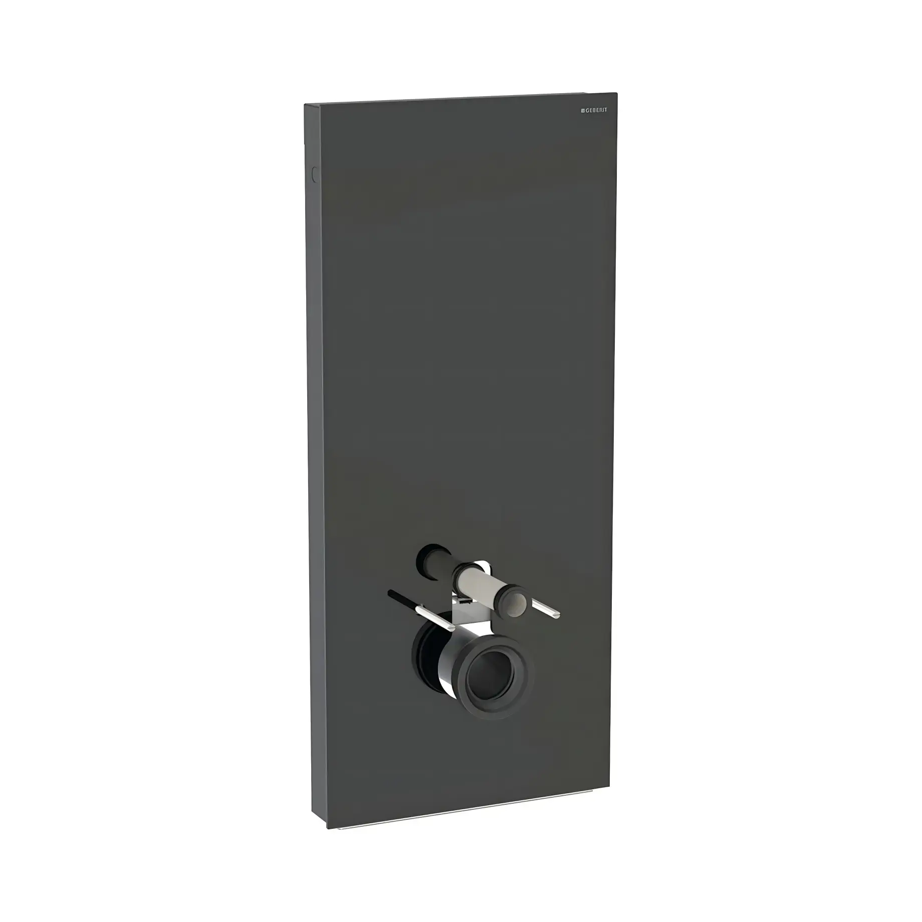 Сантехнічний модуль Monolith Plus Geberit 131.231.SJ.7 Black 50.5 х 114 х 10.6 см — вид на білому тлі