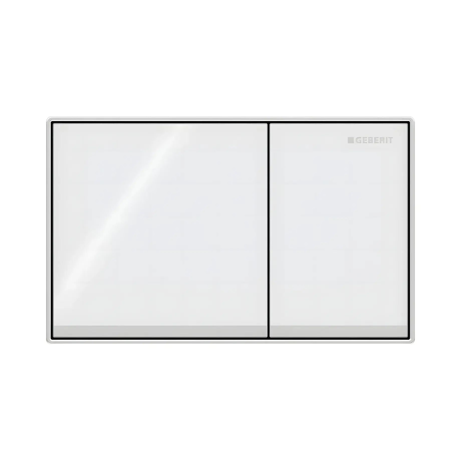 Змивна клавіша Omega60 square Geberit 115.081.SI.1 White — вид на білому тлі
