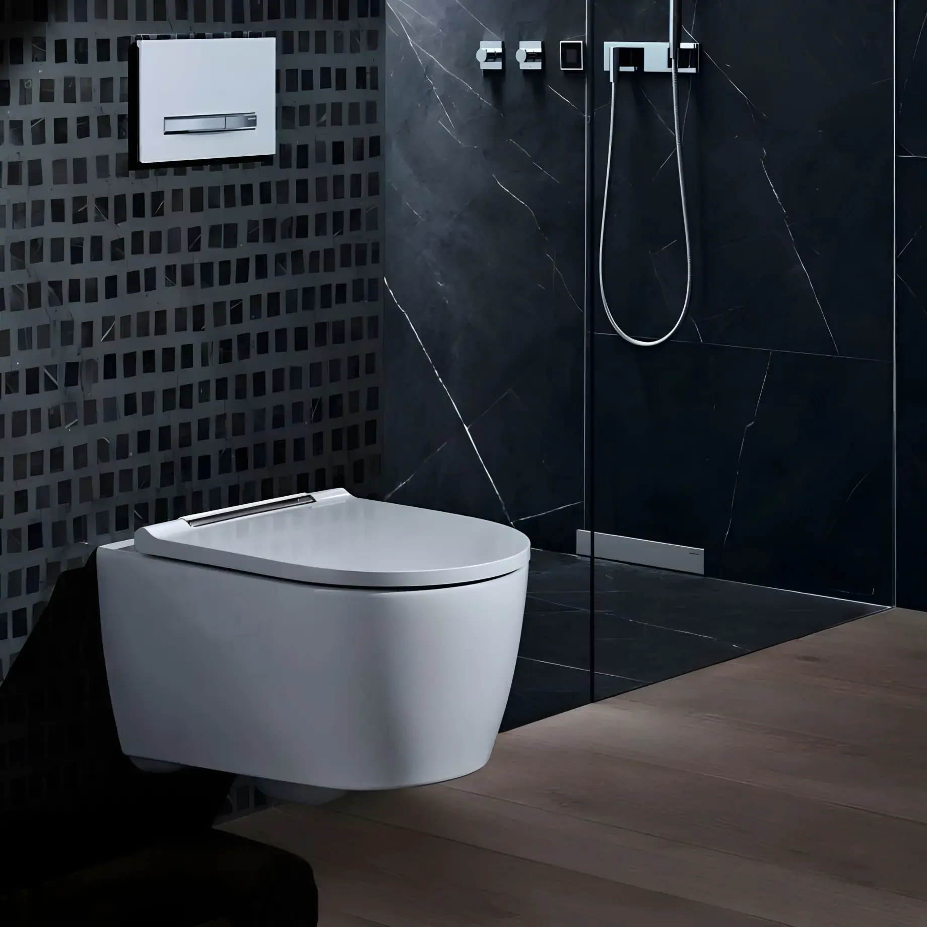 Унітаз підвісний One Geberit 500.202.01.1 — вид спереду