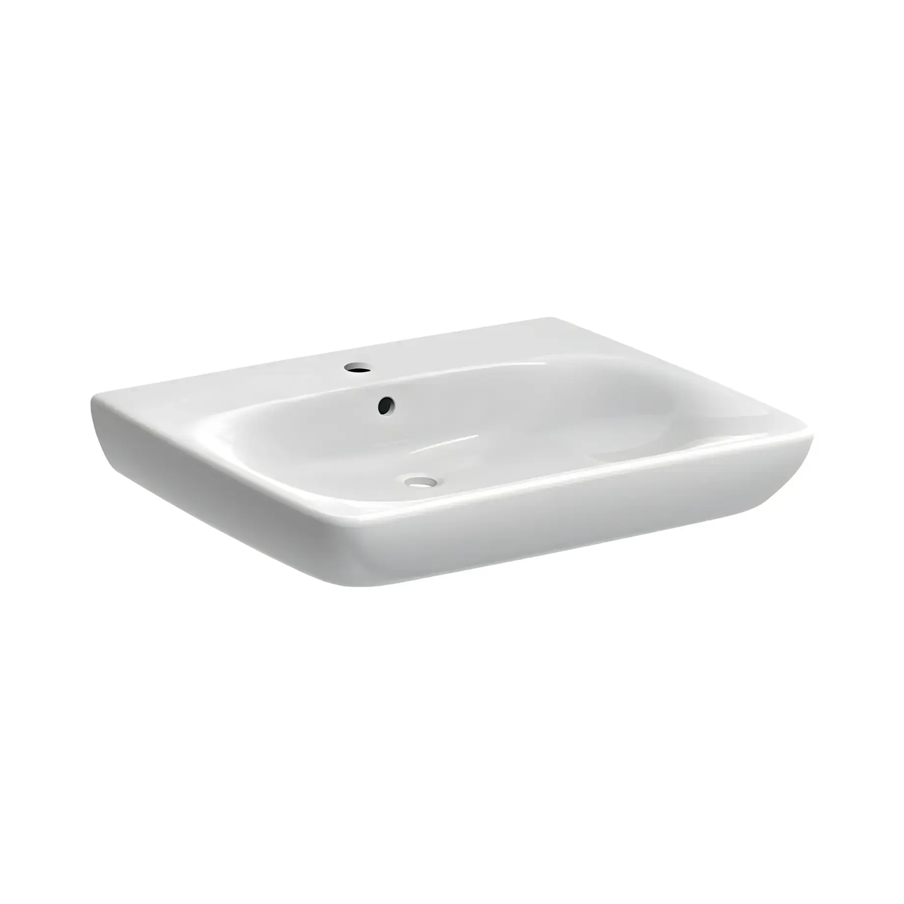 Умивальник Selnova Comfort Geberit 501.463.00.7 — вид на білому тлі