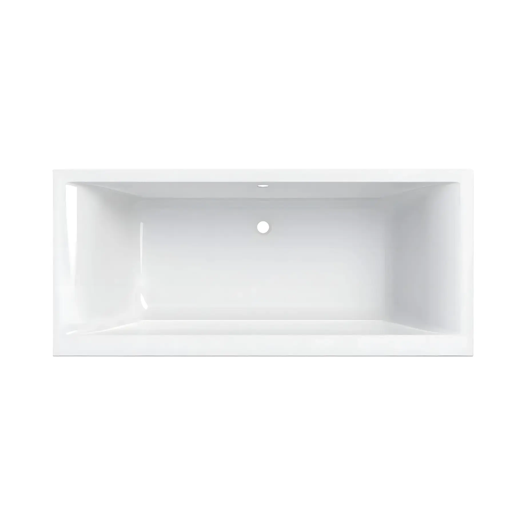 Ванна Geberit Selnova Square Duo Geberit 554.387.01.1 — вид на білому тлі