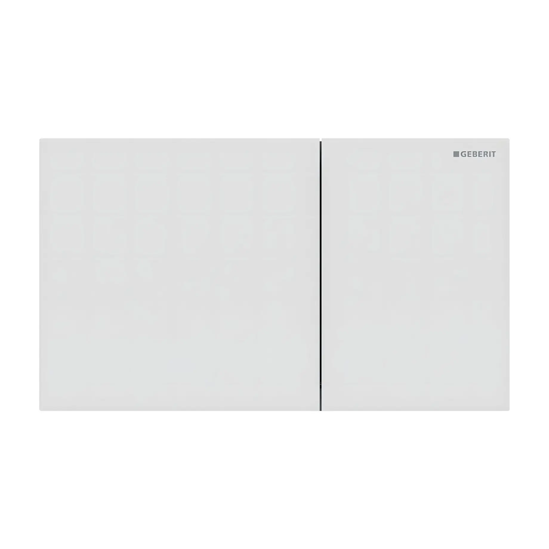 Змивна клавіша Sigma70 square Geberit 115.622.JT.1 White — вид на білому тлі