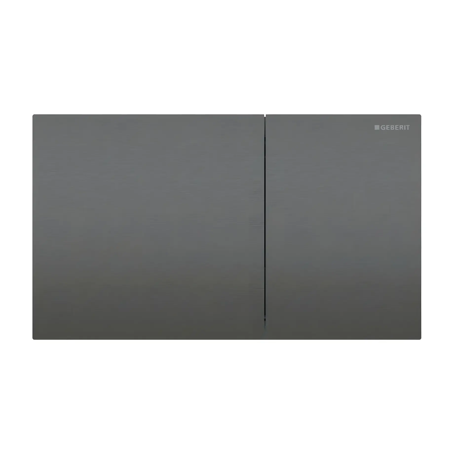 Змивна клавіша Sigma70 square Geberit 115.622.QD.1 Black Chrome — вид на білому тлі