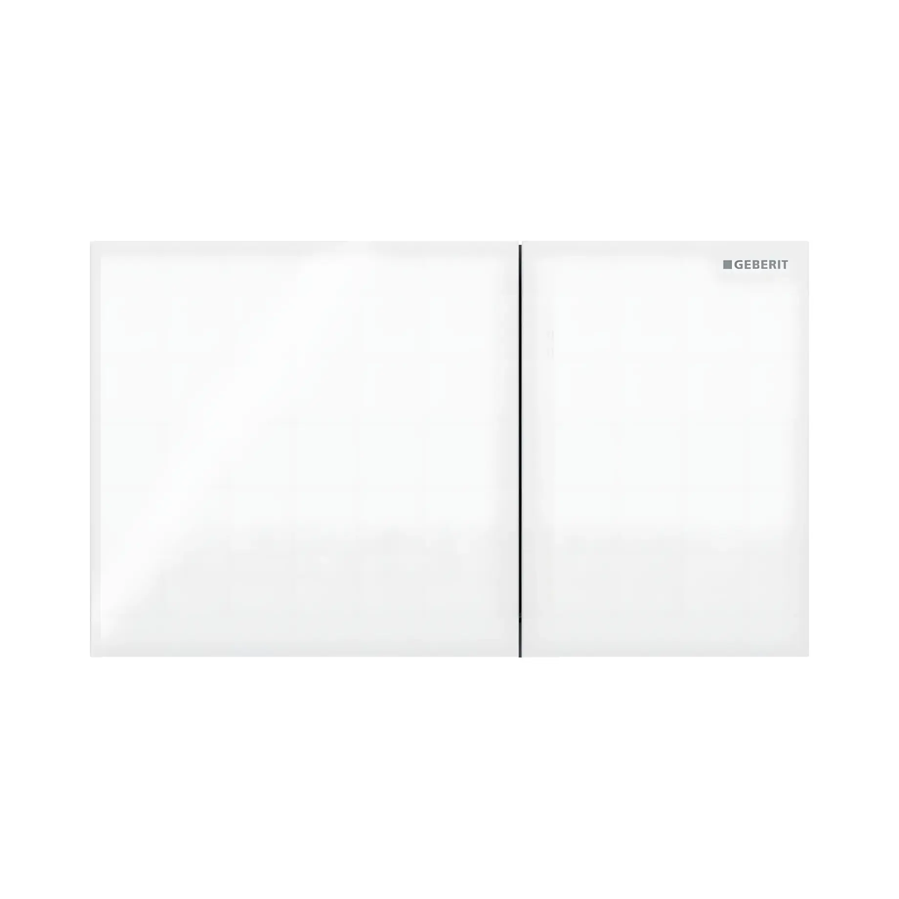 Змивна клавіша Sigma70 square Geberit 115.622.SI.1 White — вид на білому тлі