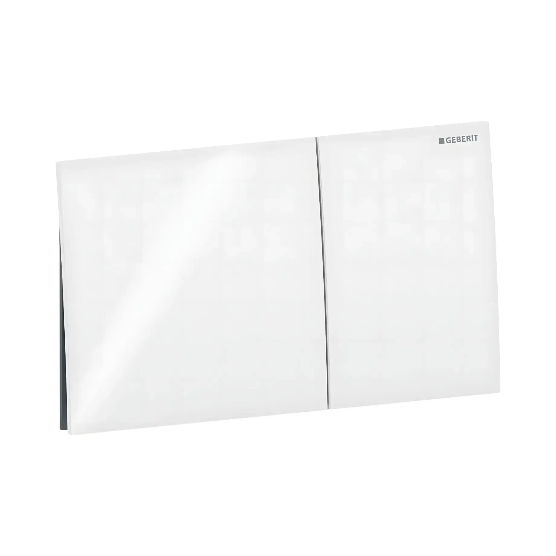 Змивна клавіша Sigma70 square Geberit 115.622.SI.1 White — вид спереду