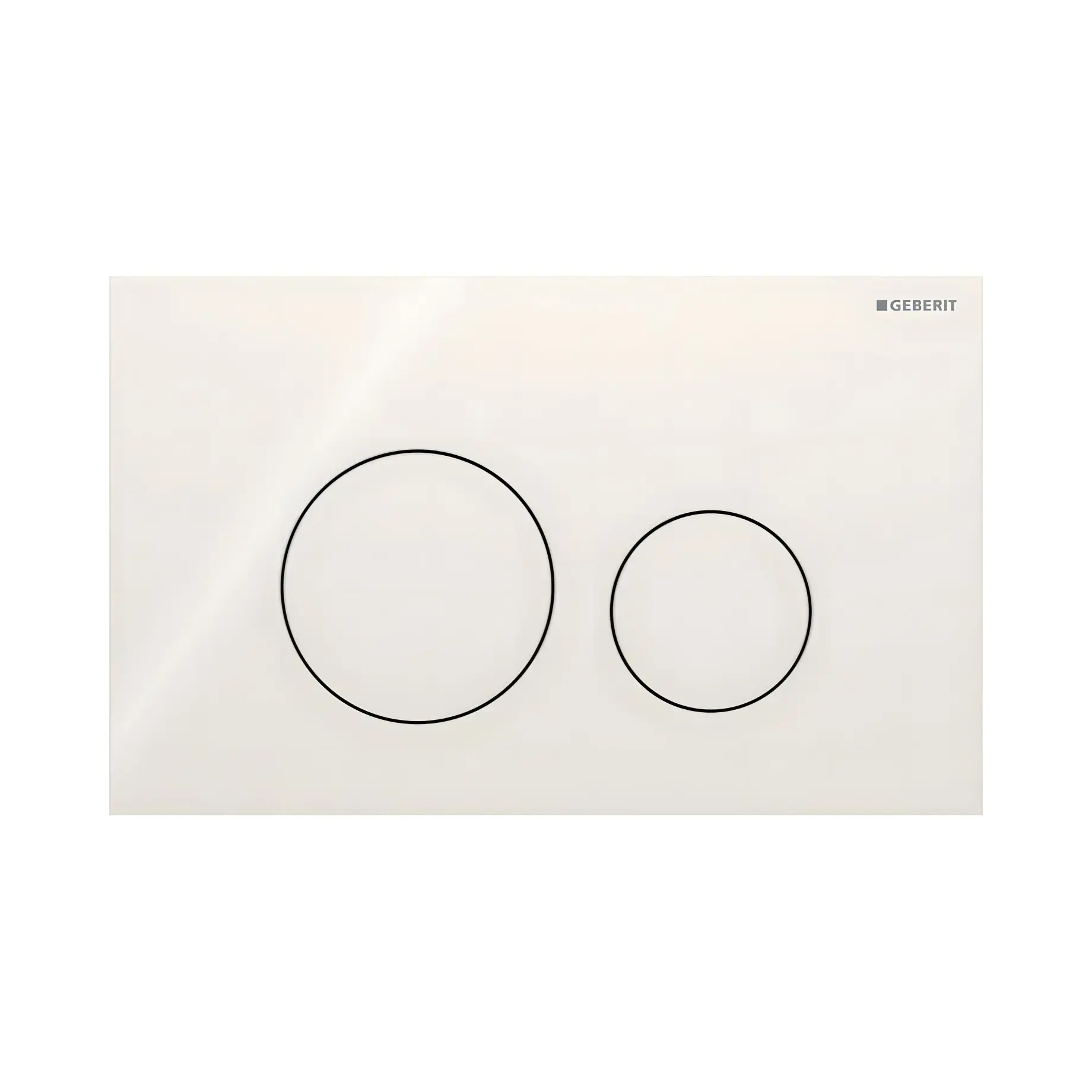 Змивна клавіша Sigma40 round Geberit 115.628.JL.1 Sand Grey — вид на білому тлі