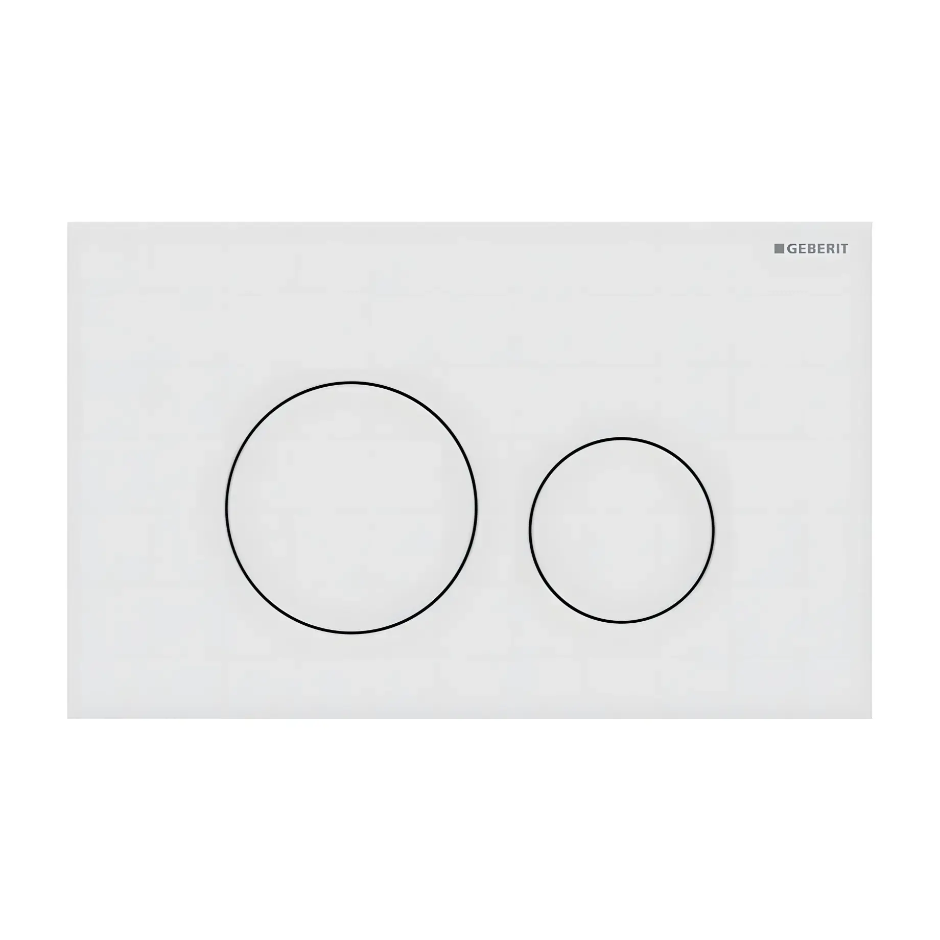 Змивна клавіша Sigma40 round Geberit 115.628.JT.1 White — вид на білому тлі