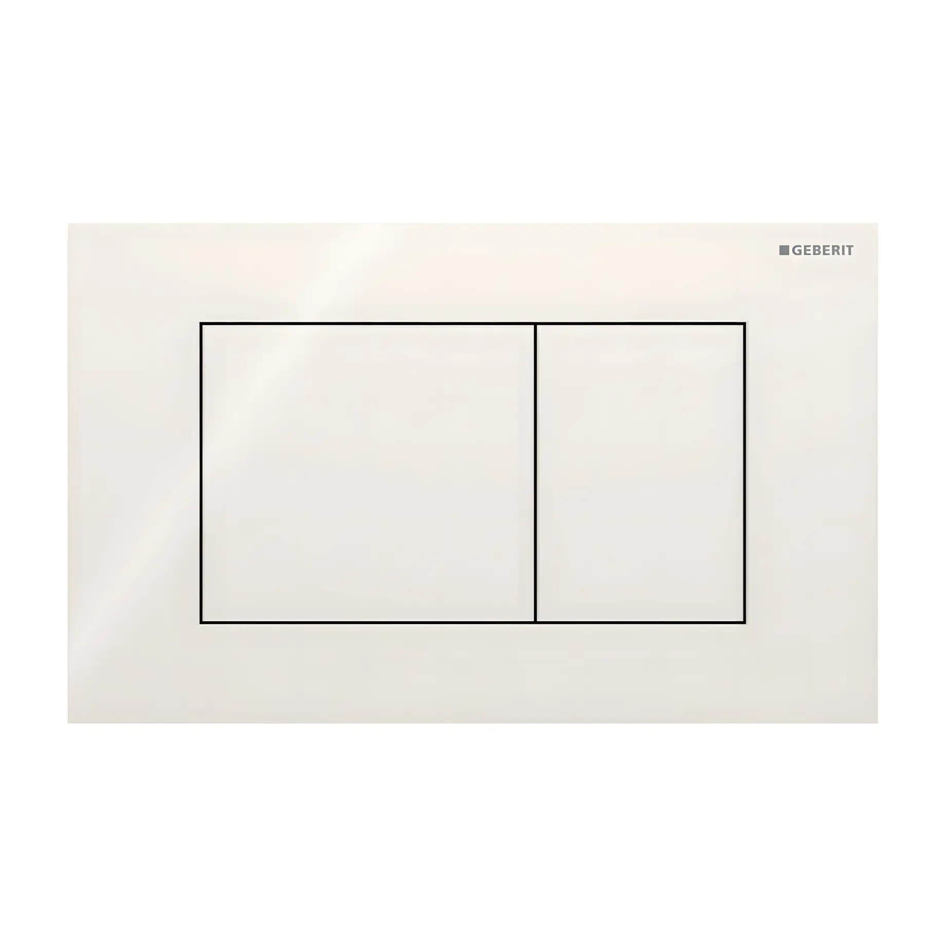 Змивна клавіша Sigma40 square Geberit 115.629.JL.1 Sand Grey — вид на білому тлі