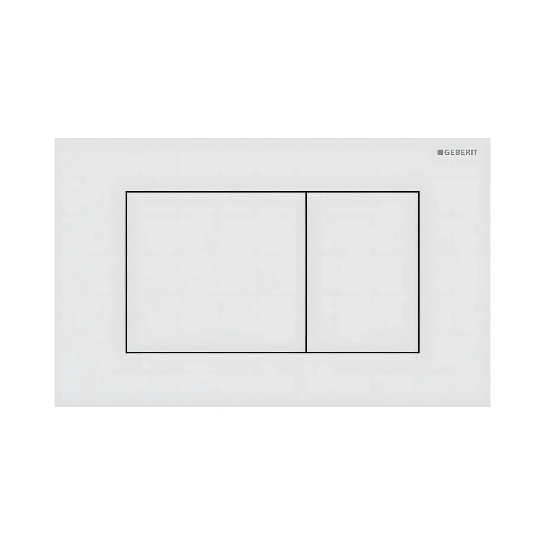 Змивна клавіша Sigma40 square Geberit 115.629.JT.1 White — вид на білому тлі