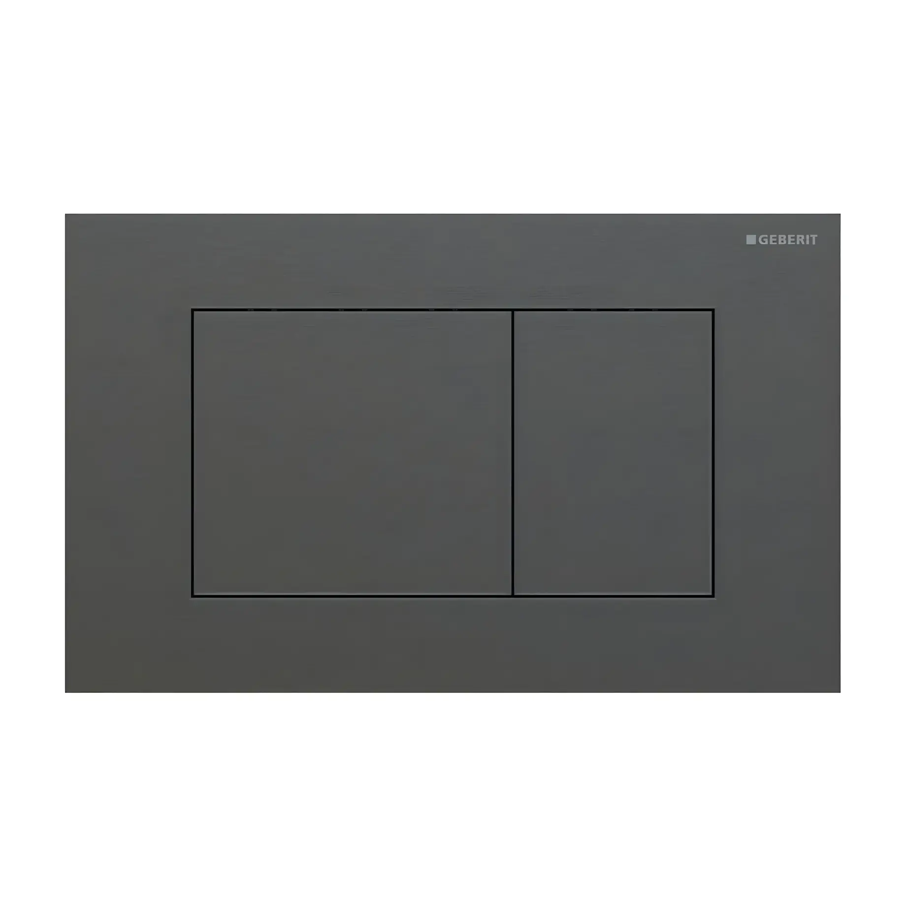 Змивна клавіша Sigma40 square Geberit 115.629.QD.1 Black Chrome — вид на білому тлі
