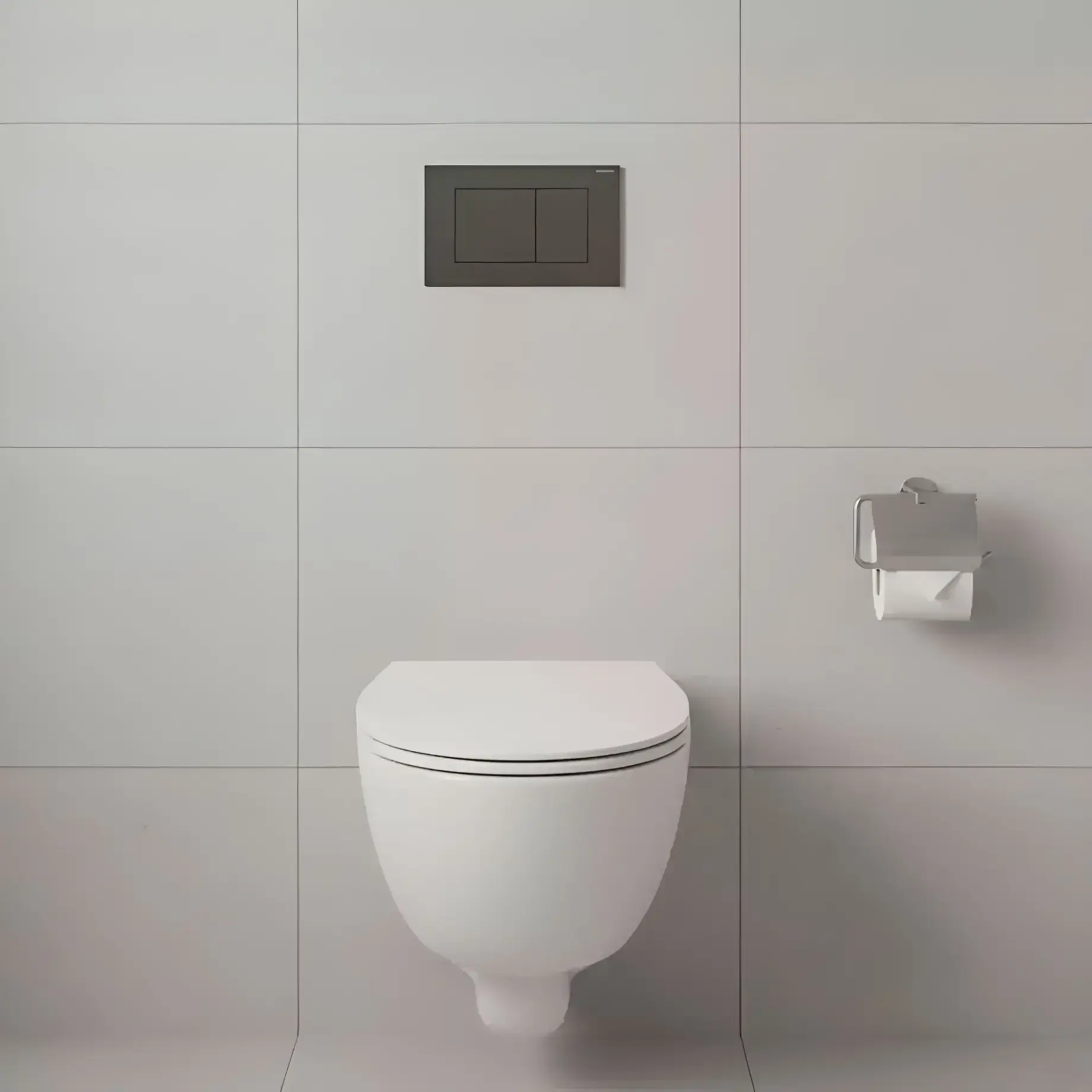 Змивна клавіша Sigma40 square Виробник 115.629.QD.1 Black Chrome 24.6 х 15.2 х 0.4 см — вид спереду
