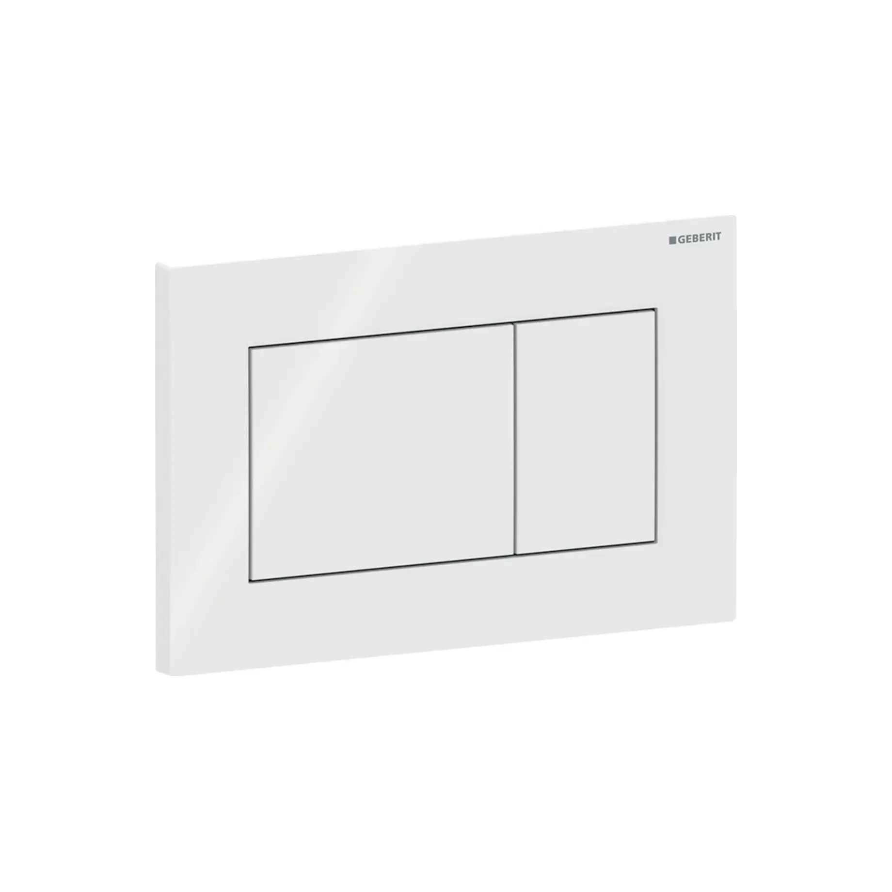 Панель смыва унитаза Sigma01 square Geberit 115.660.11.1 White Alpin — вид спереди
