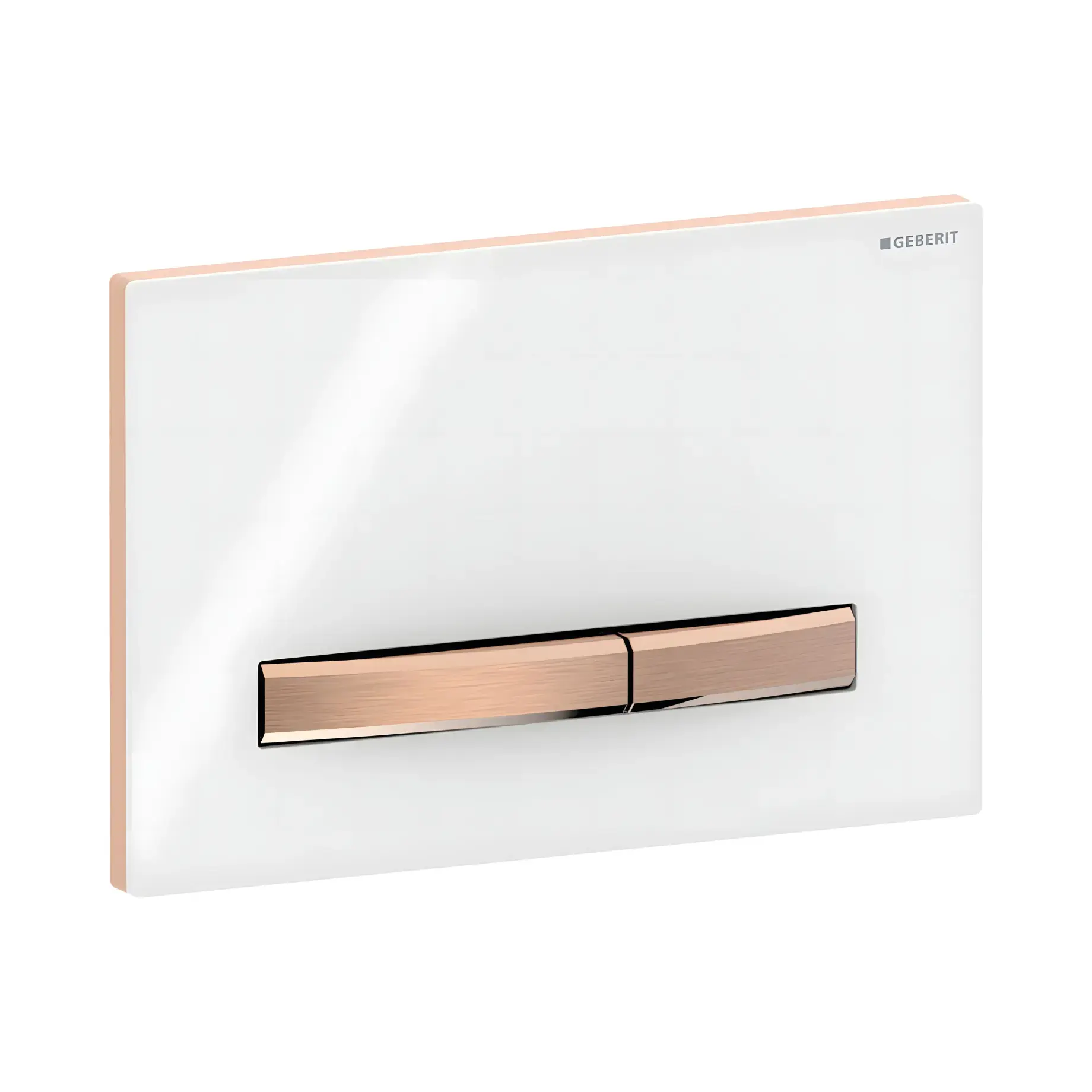 Змивна клавіша Sigma50 square Geberit 115.670.11.2 White — вид спереду