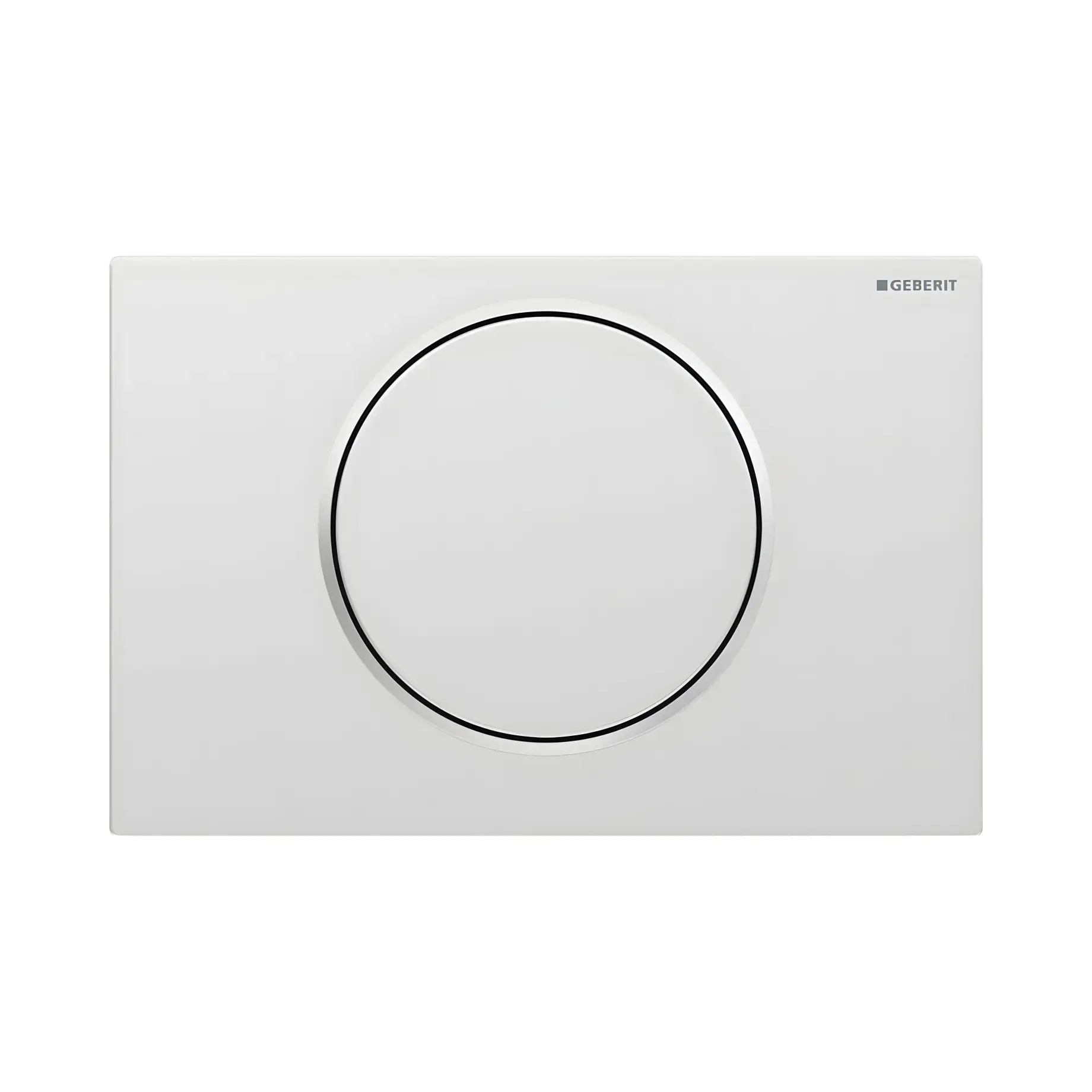 Змивна клавіша Sigma10 round Geberit 115.758.JQ.5 Chrome — вид на білому тлі