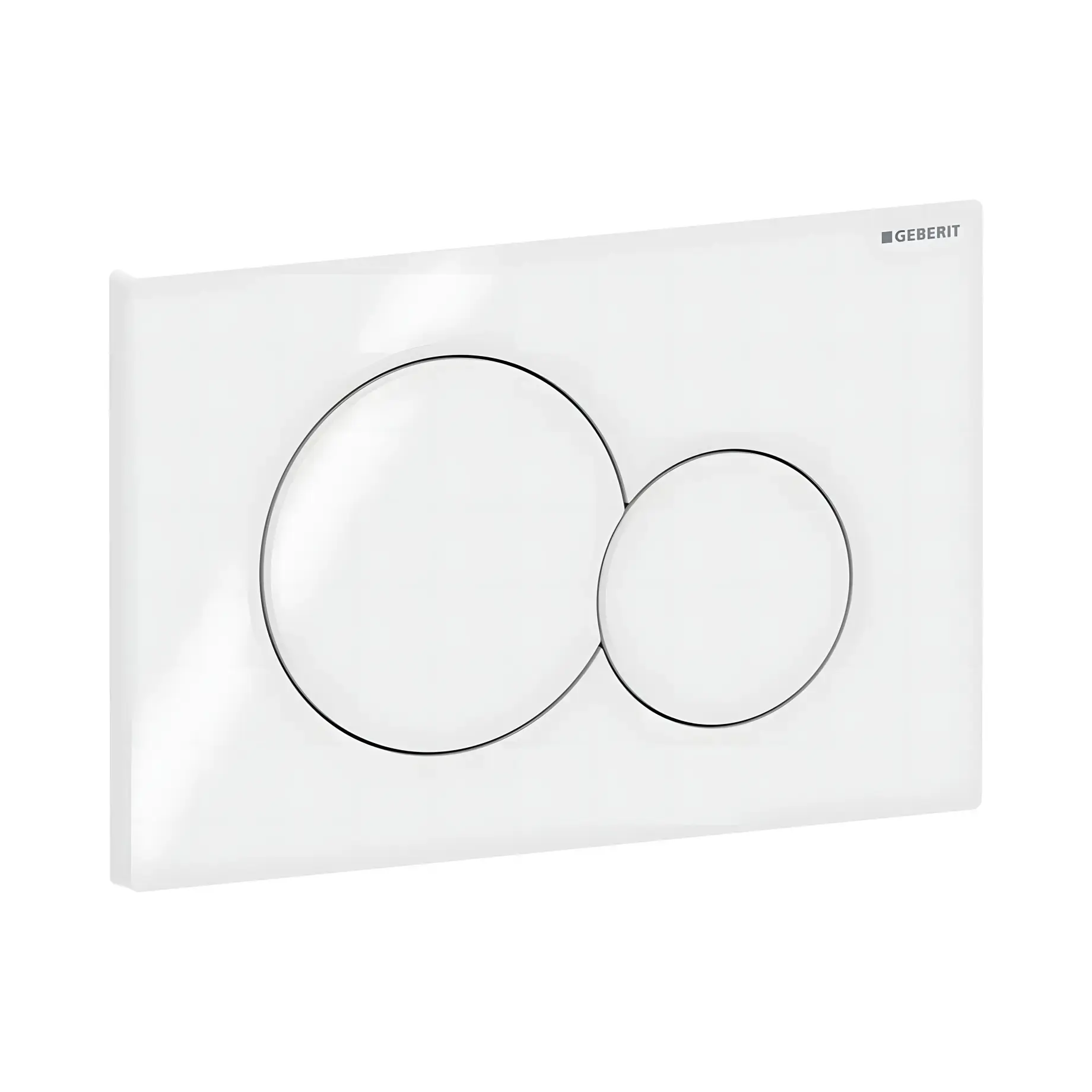Змивна клавіша Sigma01 round Geberit 115.770.11.5 White — вид спереду