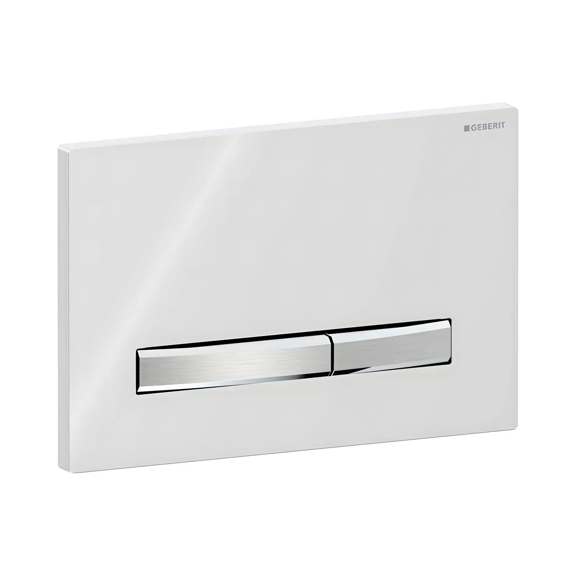 Змивна клавіша Sigma50 square Geberit 115.788.11.2 White — вид спереду