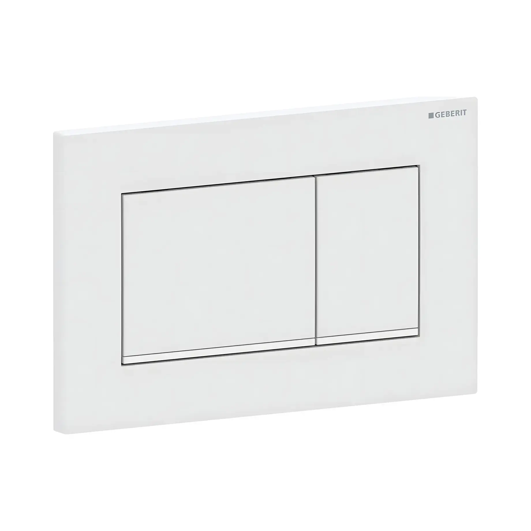 Змивна клавіша Sigma20 square Geberit 115.883.01.1 White — вид спереду