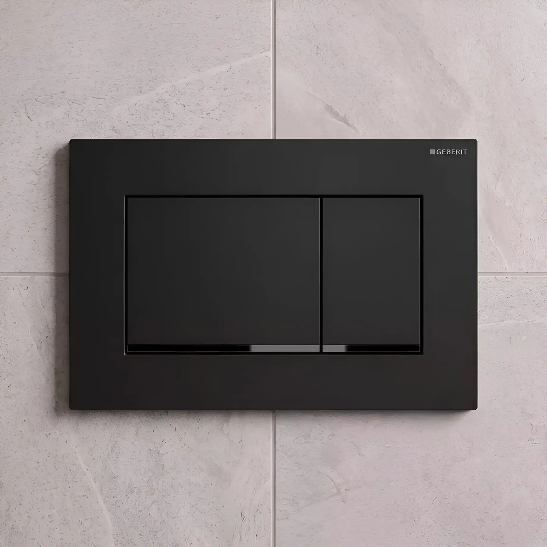 Змивна клавіша Sigma20 square Виробник 115.883.16.1 Black 24.6 х 16.4 х 1.2 см — вид спереду