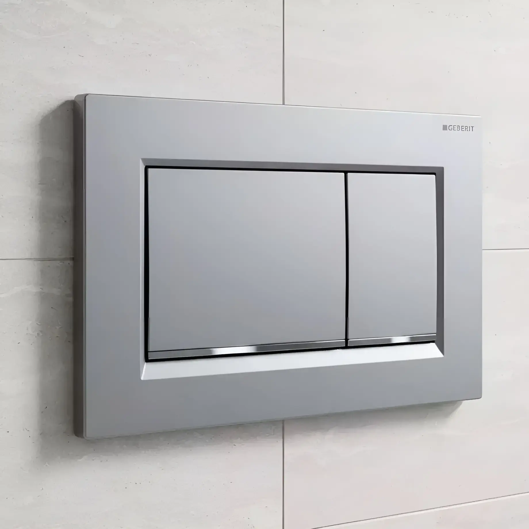 Змивна клавіша Sigma20 square Виробник 115.883.JQ.1 Chrome 24.6 х 16.4 х 1.2 см — вид спереду