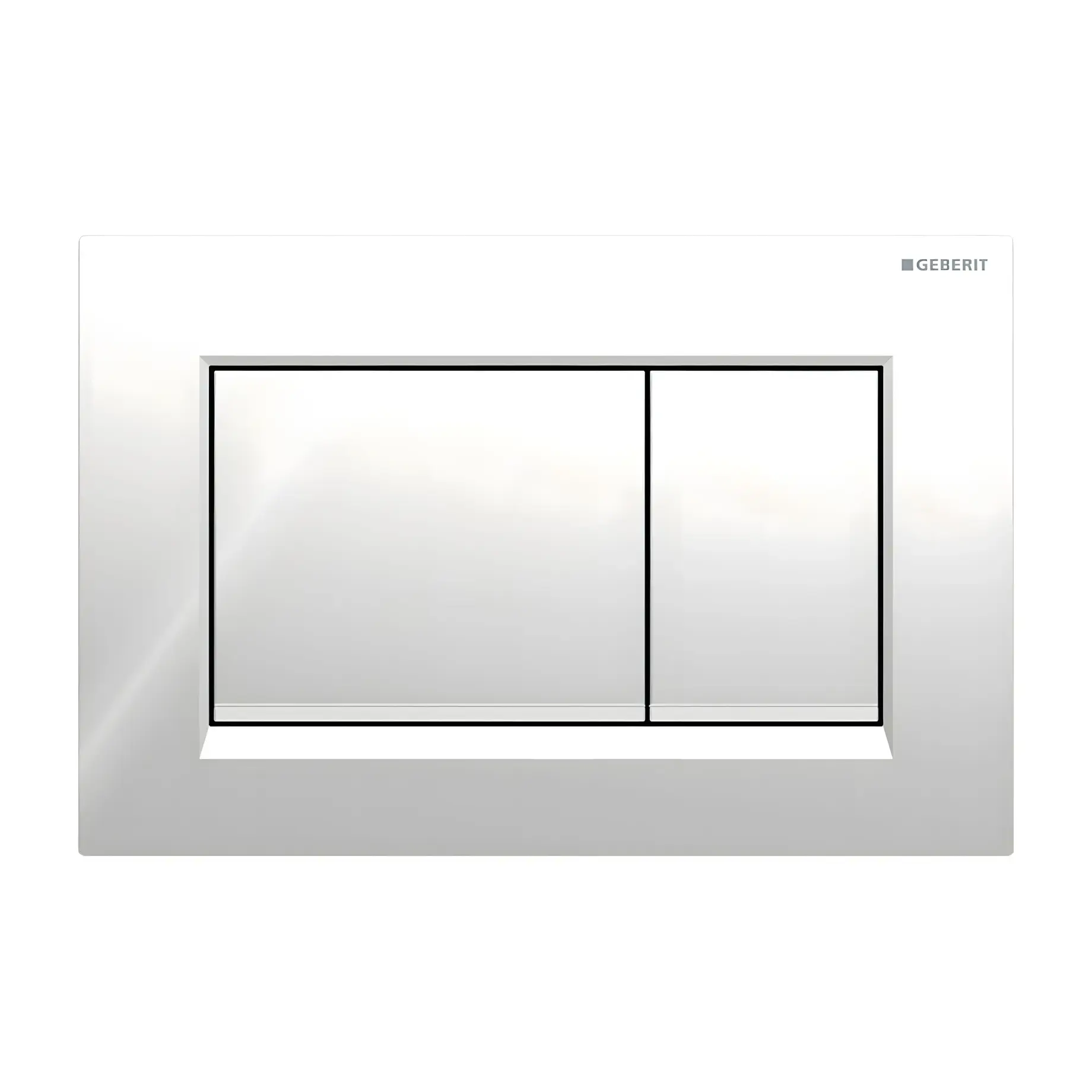 Змивна клавіша Sigma20 square Geberit 115.883.KH.1 — вид на білому тлі