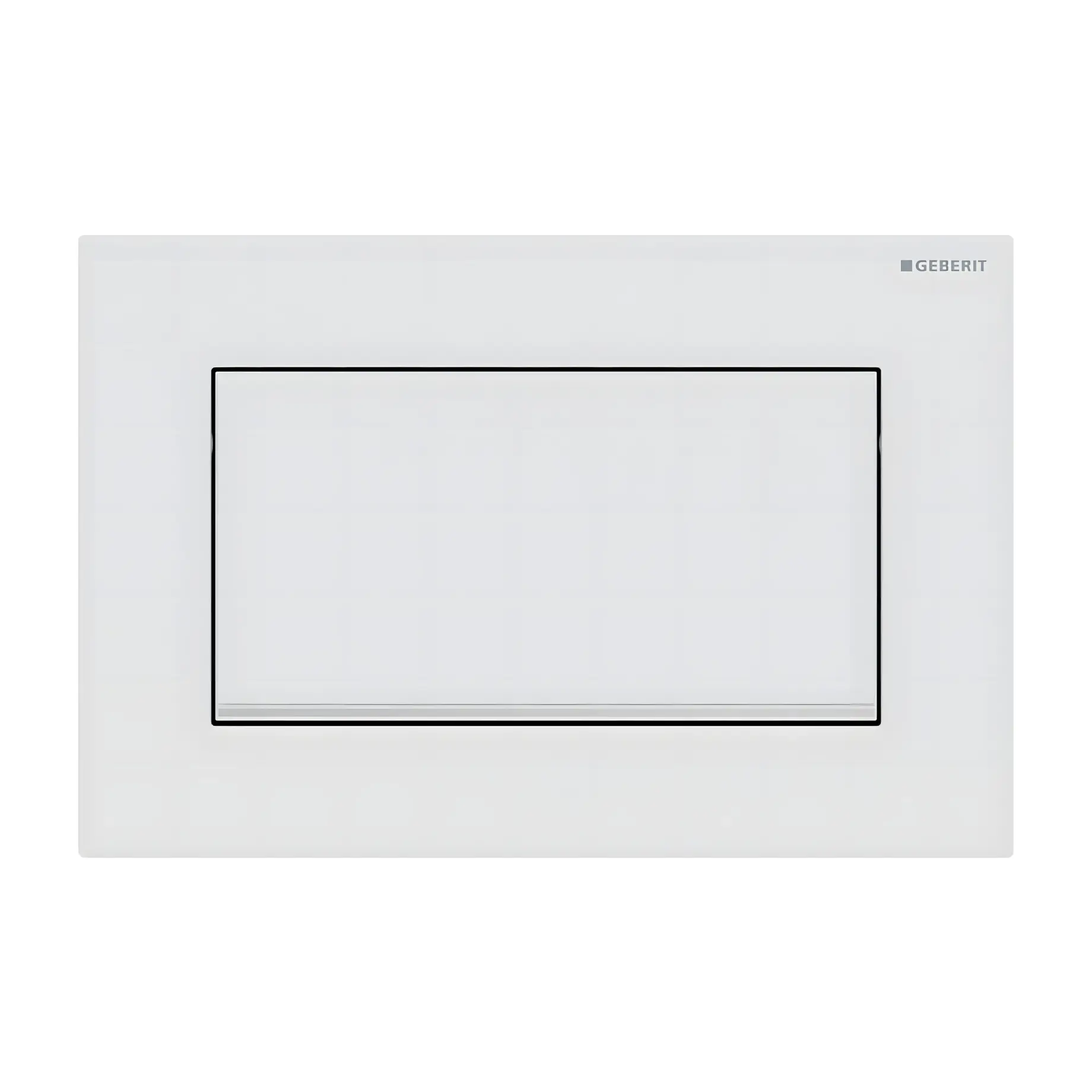 Змивна клавіша Sigma10 square Geberit 115.893.JT.1 White — вид на білому тлі