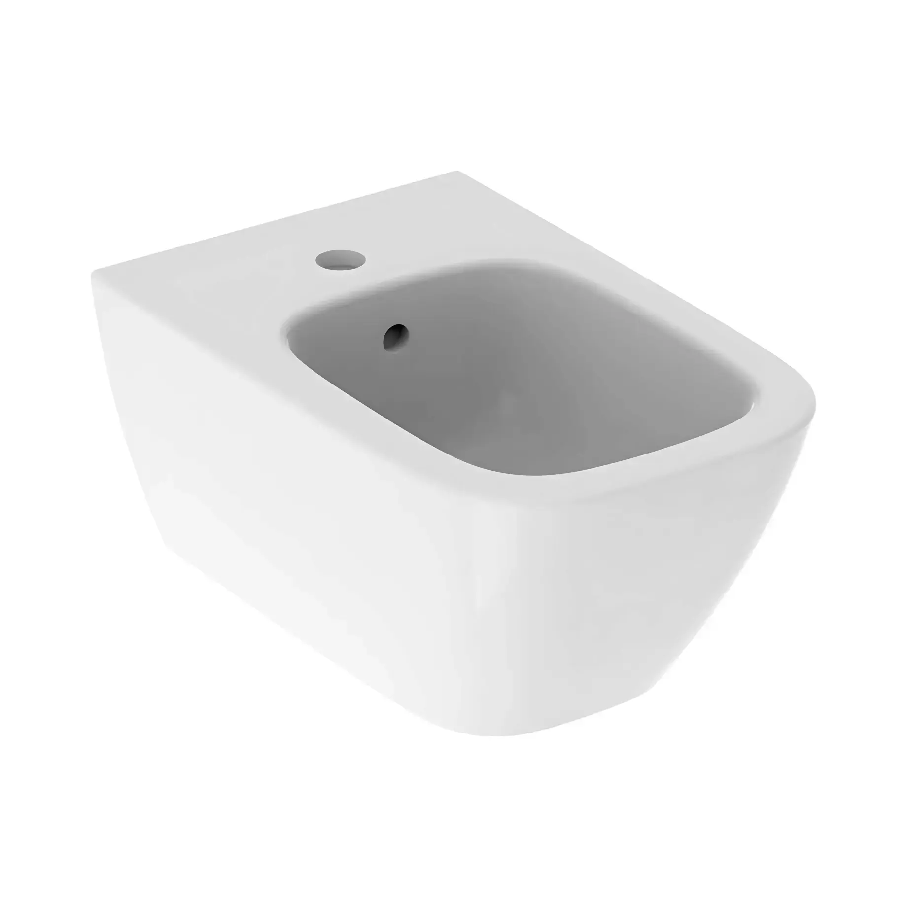 Біде підвісне Smyle Square Geberit 500.209.01.1 — вид на білому тлі