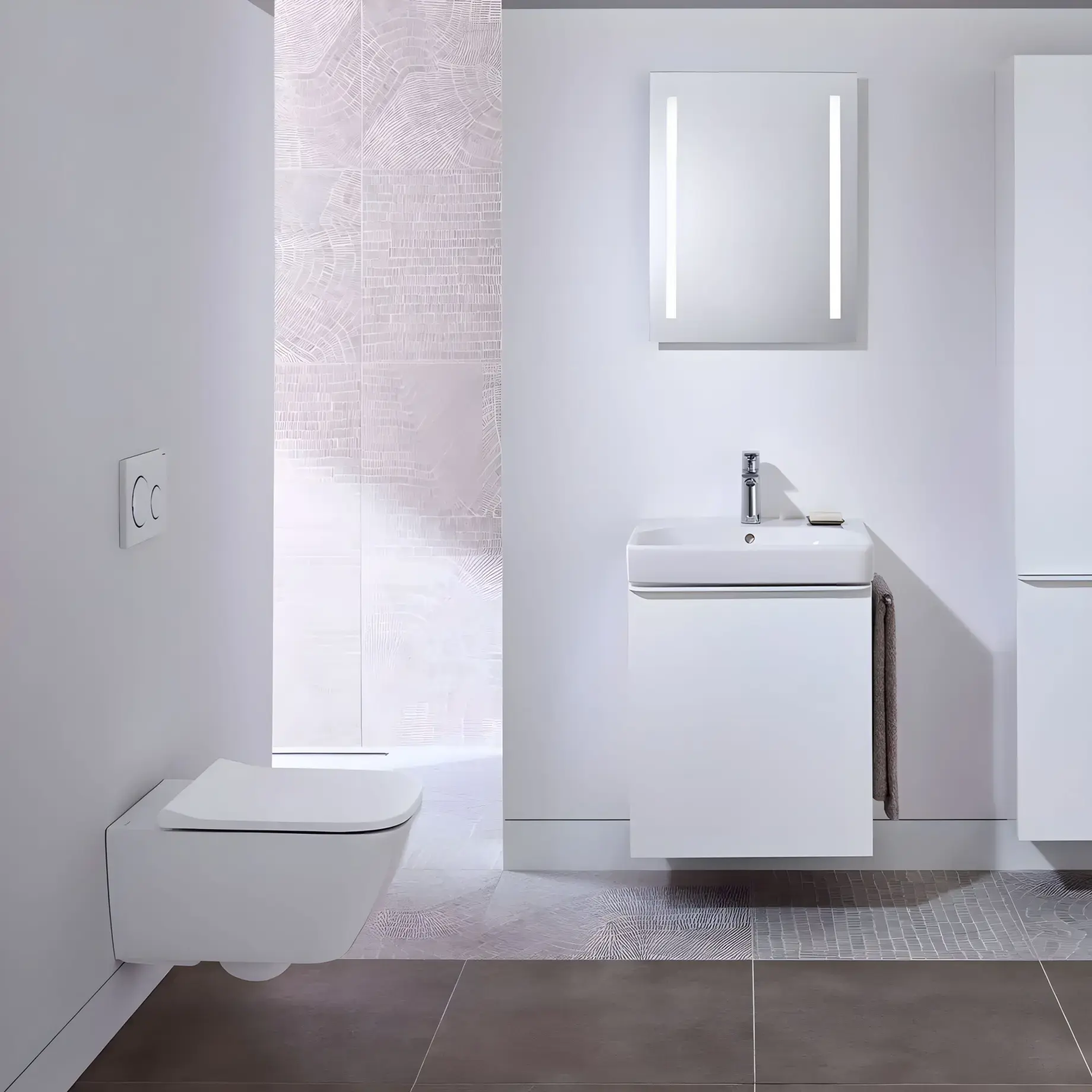 Унітаз підвісний Smyle Square Geberit 500.685.01.1 — вид згори