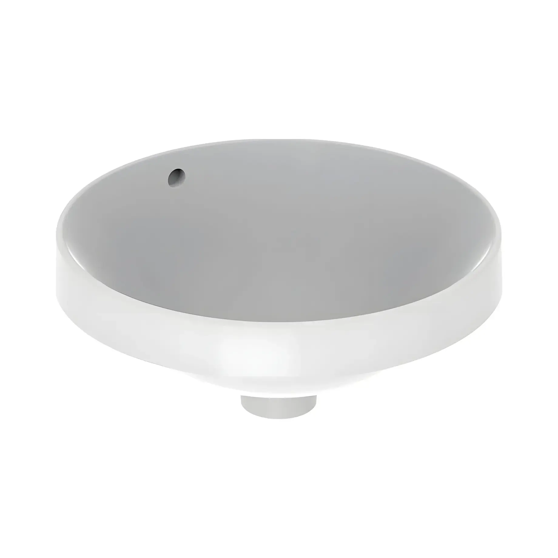 Умивальник VariForm Geberit 500.701.01.2 White 40 х 40 см — вид на білому тлі