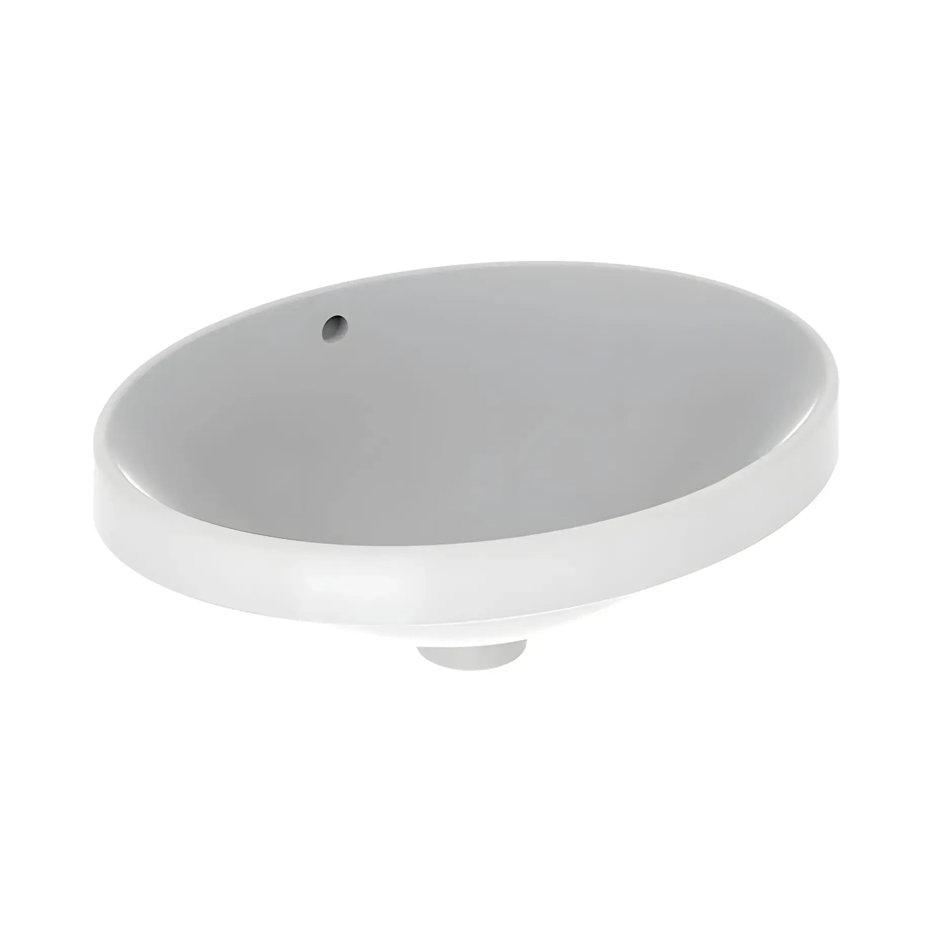 Умивальник VariForm Geberit 500.709.01.2 White 50 х 40 см — вид на білому тлі