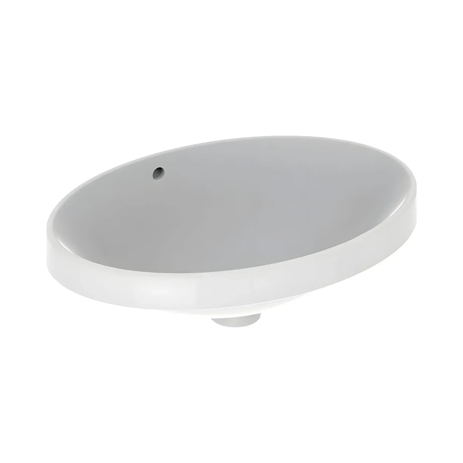 Умивальник VariForm Geberit 500.717.01.2 White 55 х 40 см — вид на білому тлі