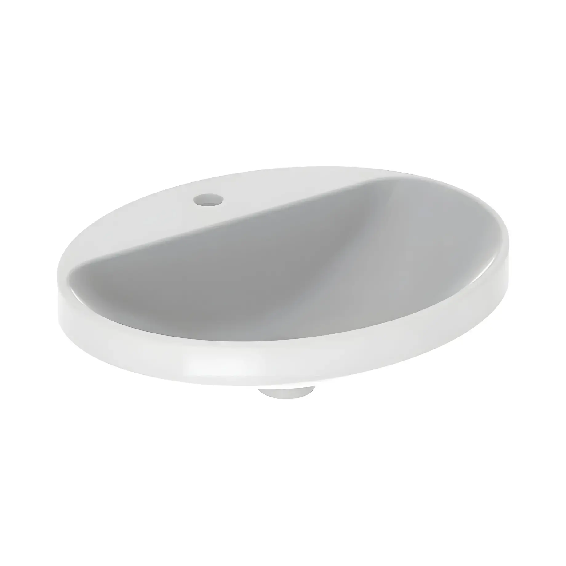 Умивальник VariForm Geberit 500.723.01.2 White 55 х 45 см — вид на білому тлі