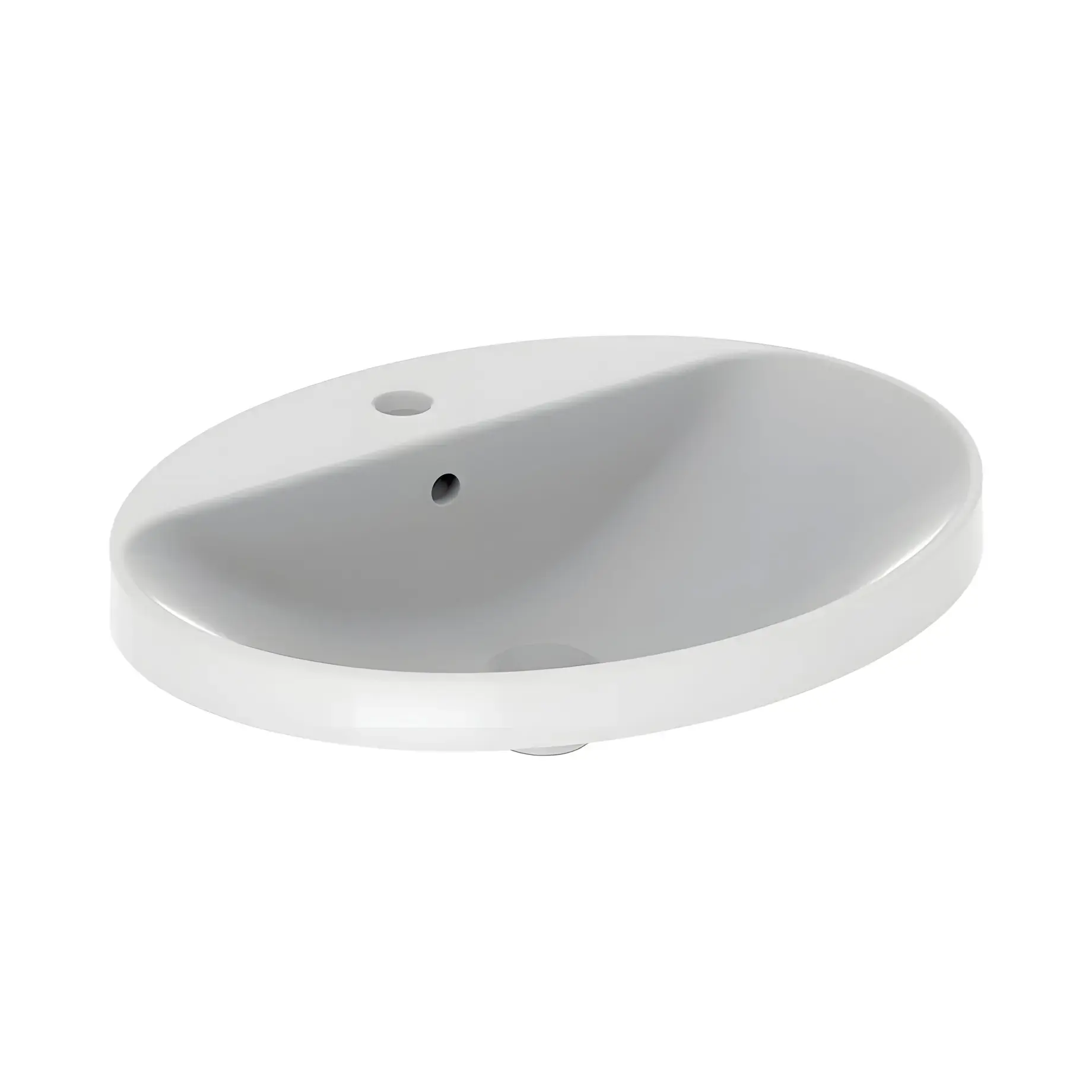 Умивальник VariForm Geberit 500.725.01.2 White 60 х 48 см — вид на білому тлі
