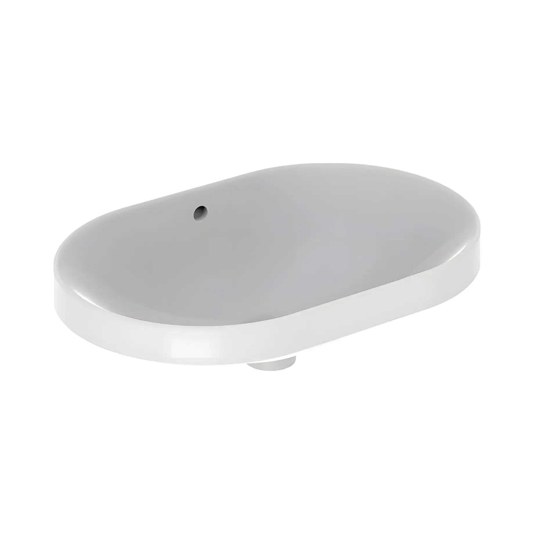 Умивальник VariForm Geberit 500.729.01.2 White 60 х 40 см — вид на білому тлі