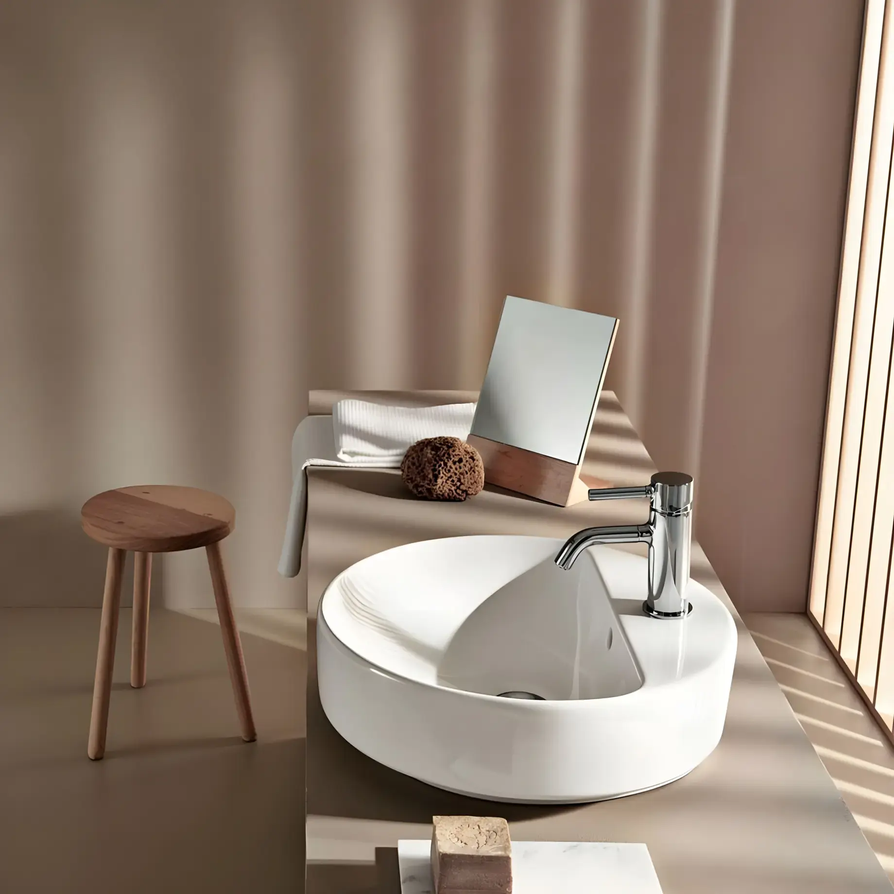 Умивальник VariForm Geberit 500.769.01.2 — вид згори