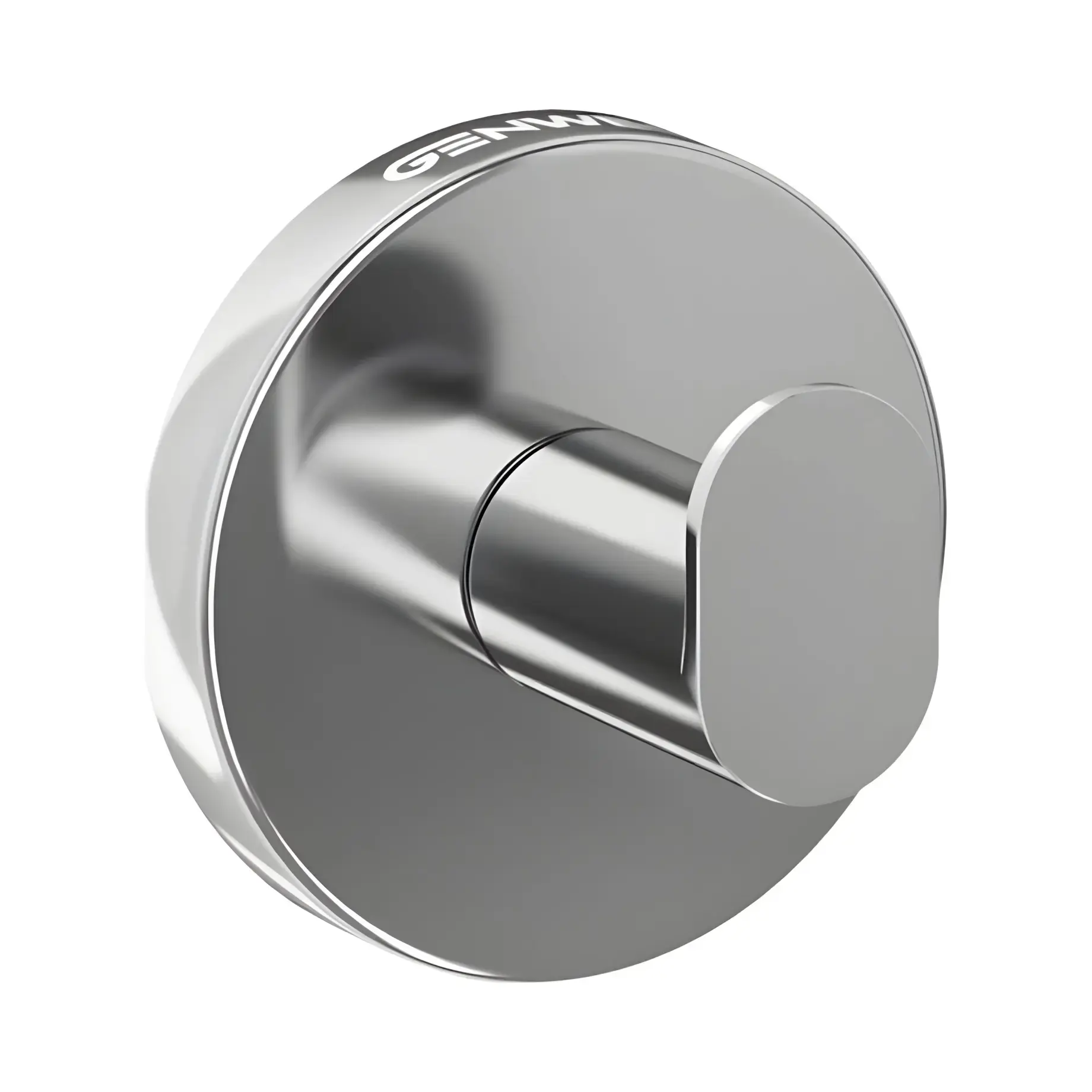 Гачок Creta Genwec GW05 40 04 02B Bright Stainless Steel — вид на білому тлі