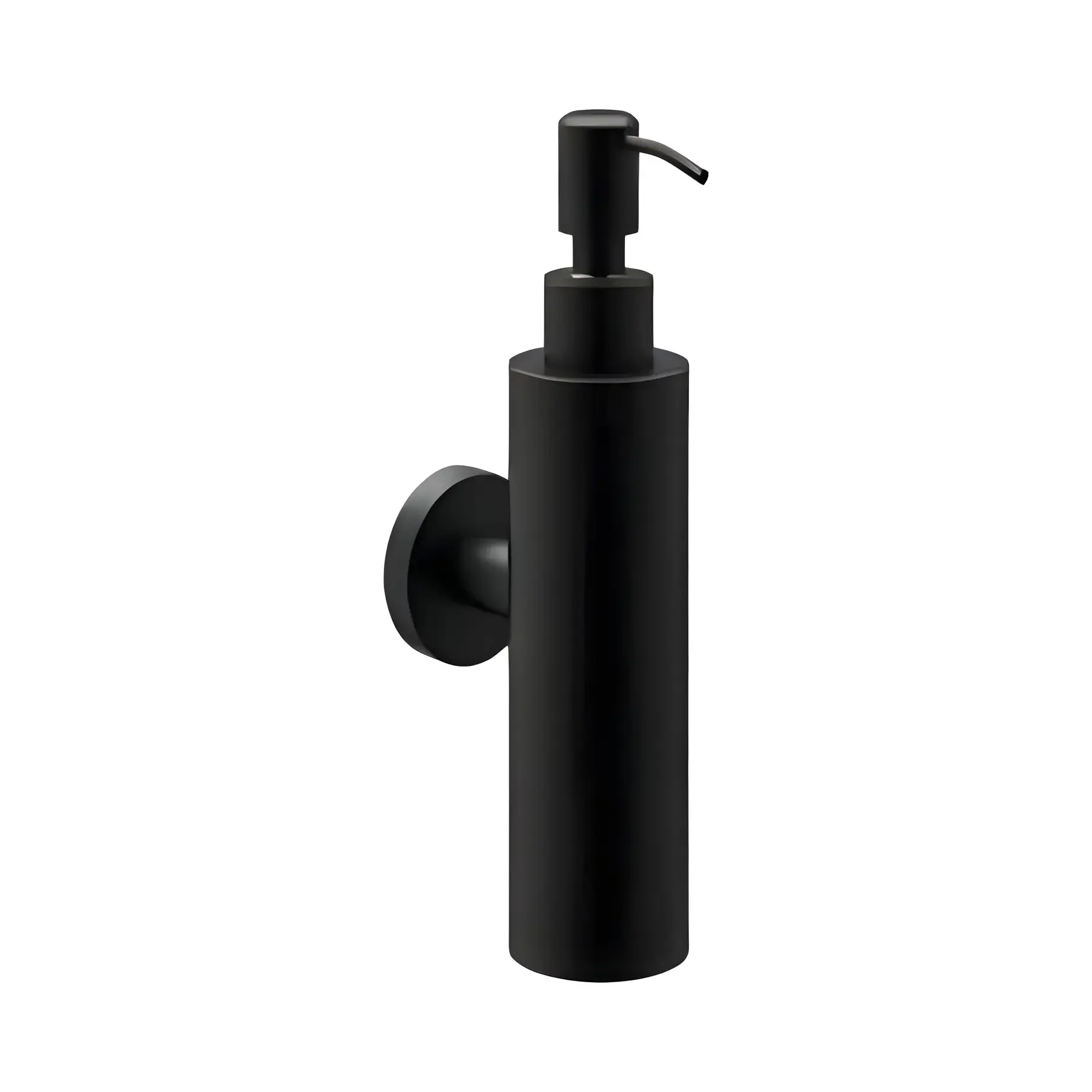 Дозатор для рідкого мила Nimbus Genwec GW05 74 04 03 Black Matt — вид на білому тлі