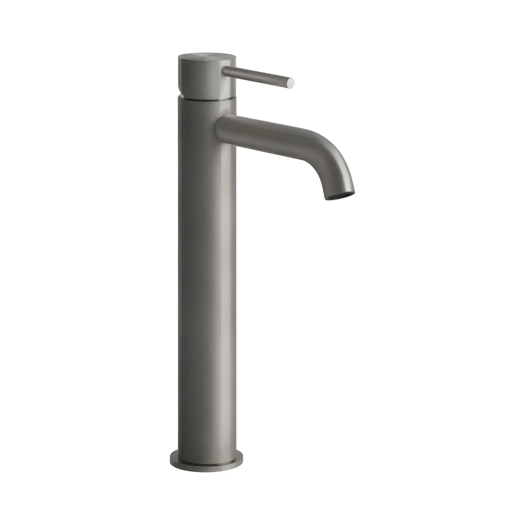 Змішувач для раковини 316 Flessa Gessi 54009-239 Steel Brushed — вид на білому тлі