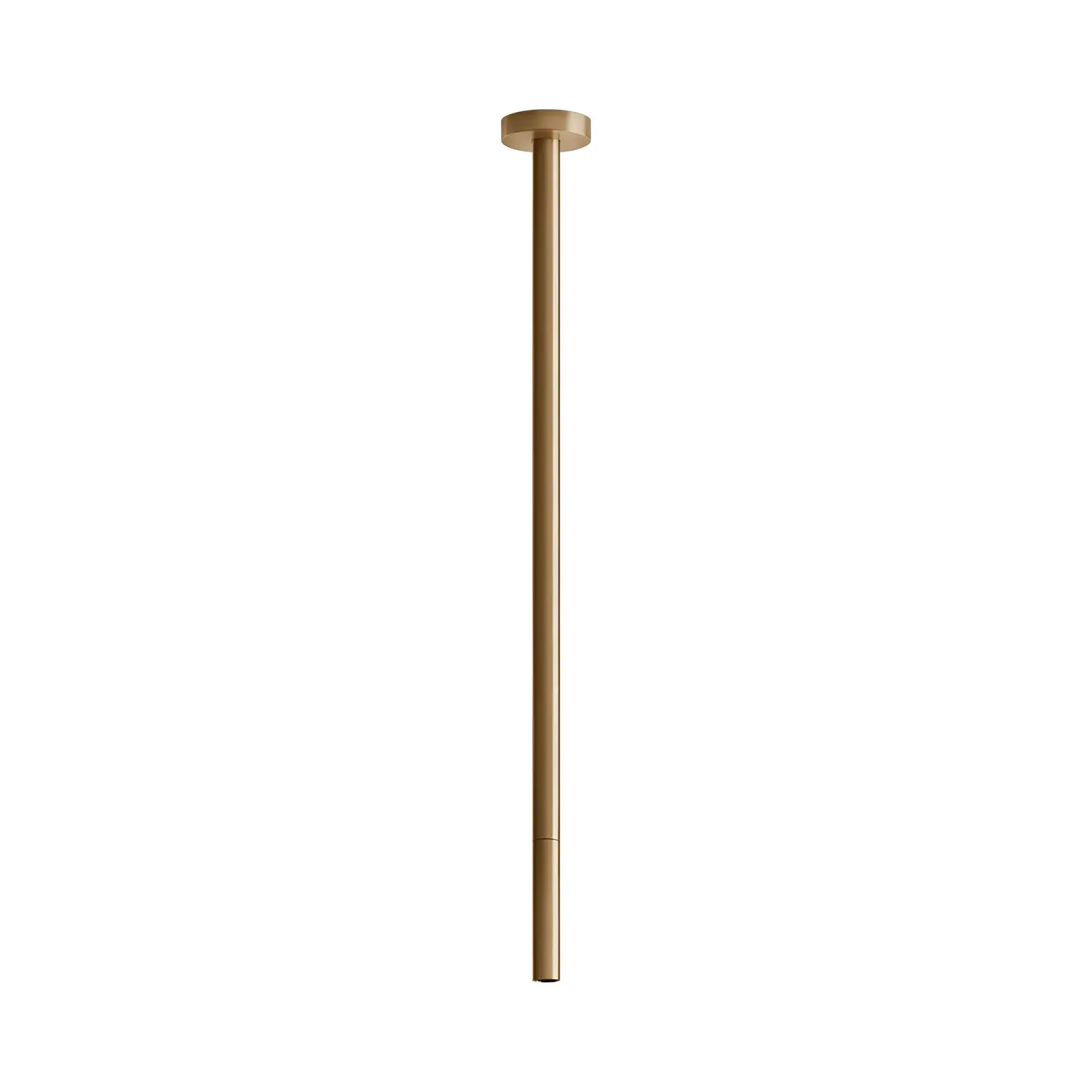 Вилив 316 Flessa Gessi 54096-726 Warm Bronze Brushed PVD — вид на білому тлі