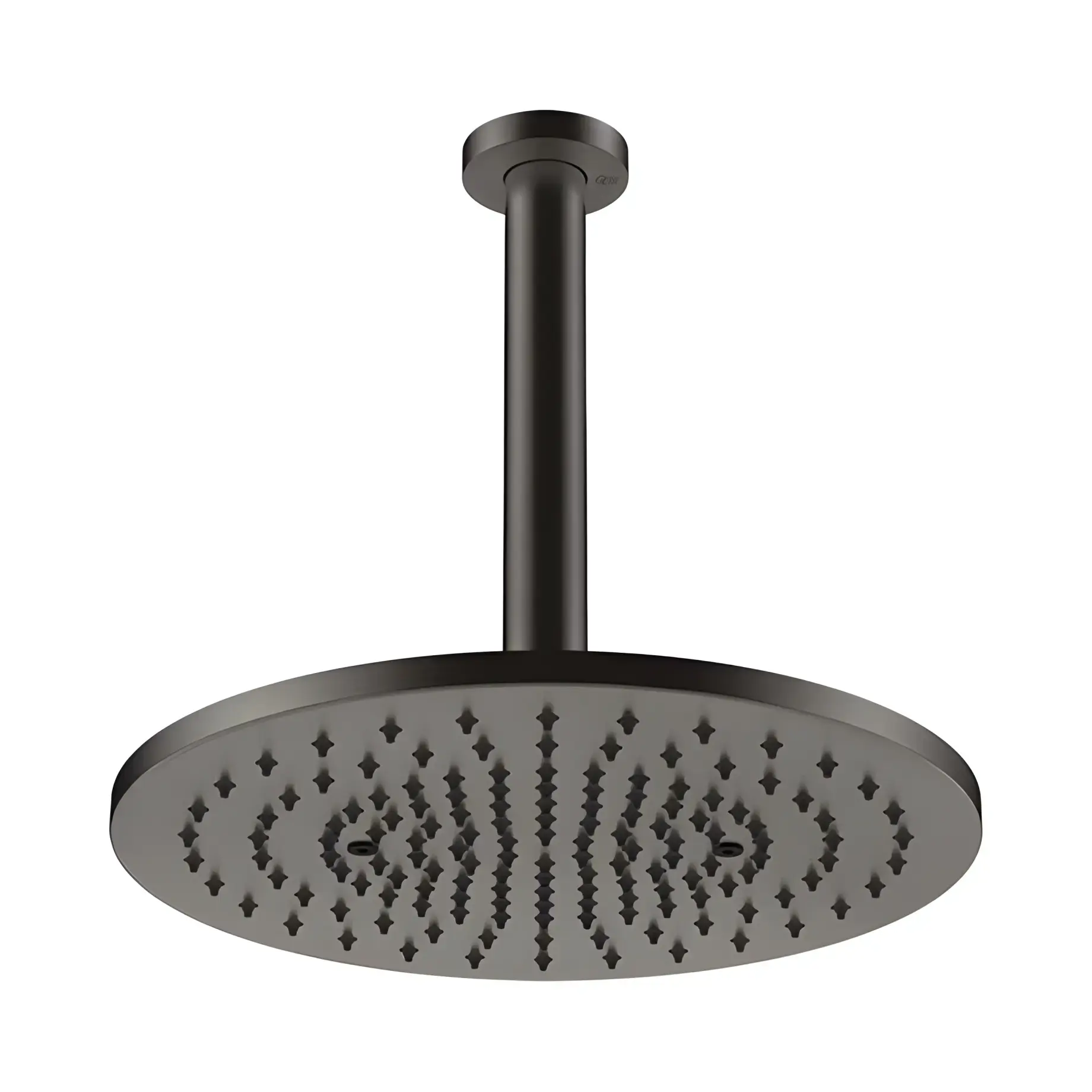 Верхній душ з тримачем 316 Flessa Gessi 54146-707 Black Metal Br. PVD — вид на білому тлі