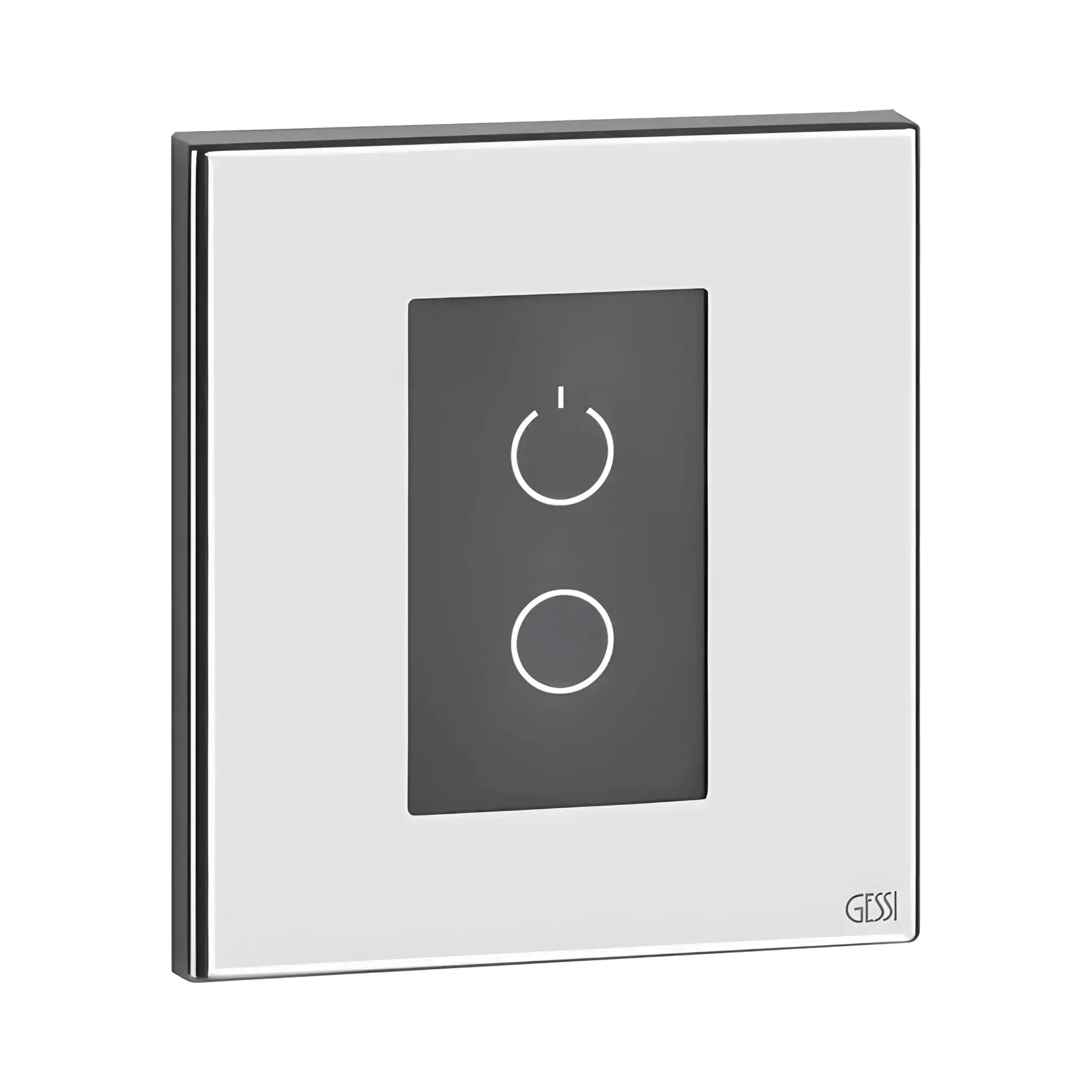 Додатковий комплект сенсорного керування Gessi 01720-238 Mirror Steel — вид на білому тлі