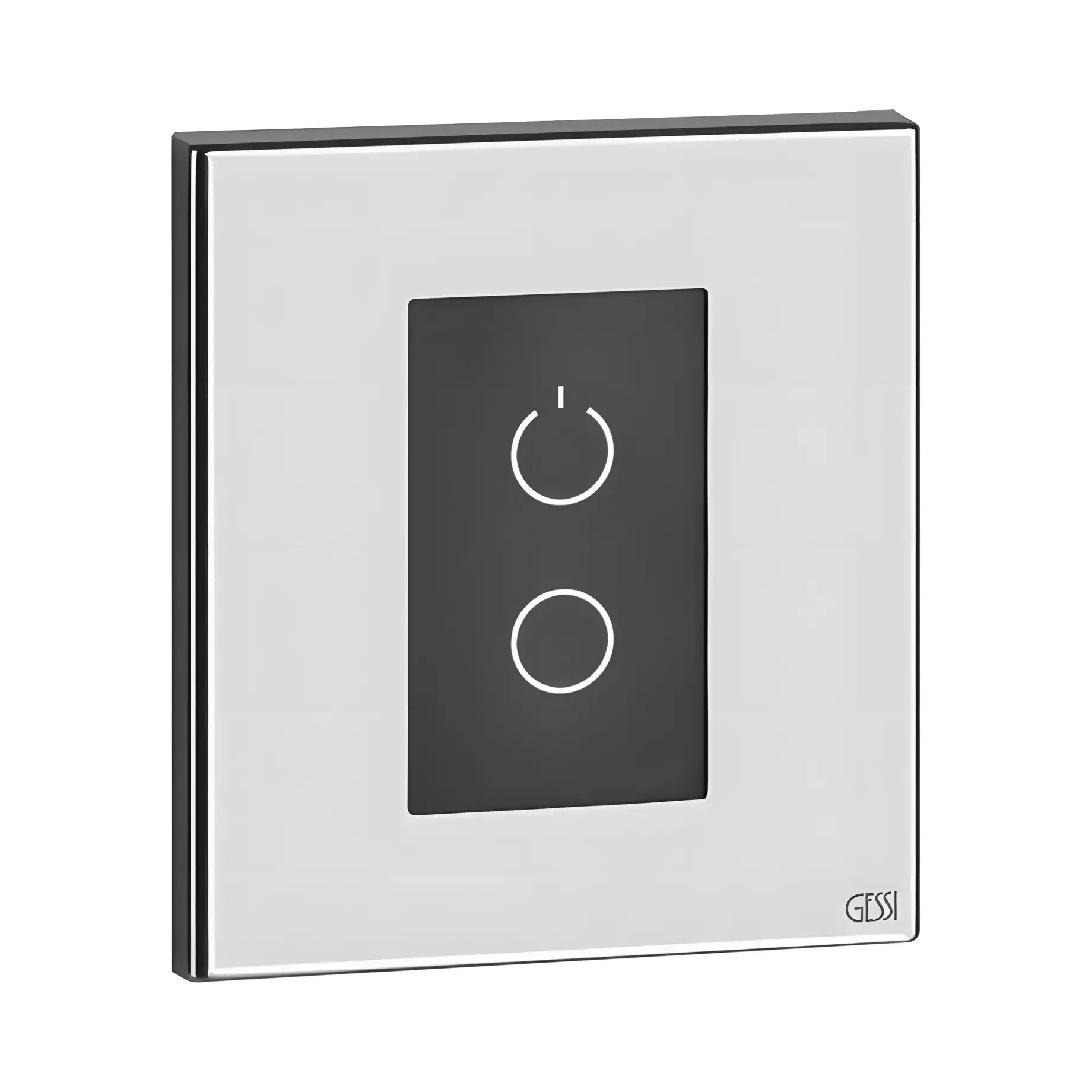 Додатковий комплект сенсорного керування Gessi 01720-238 Mirror Steel — вид на білому тлі