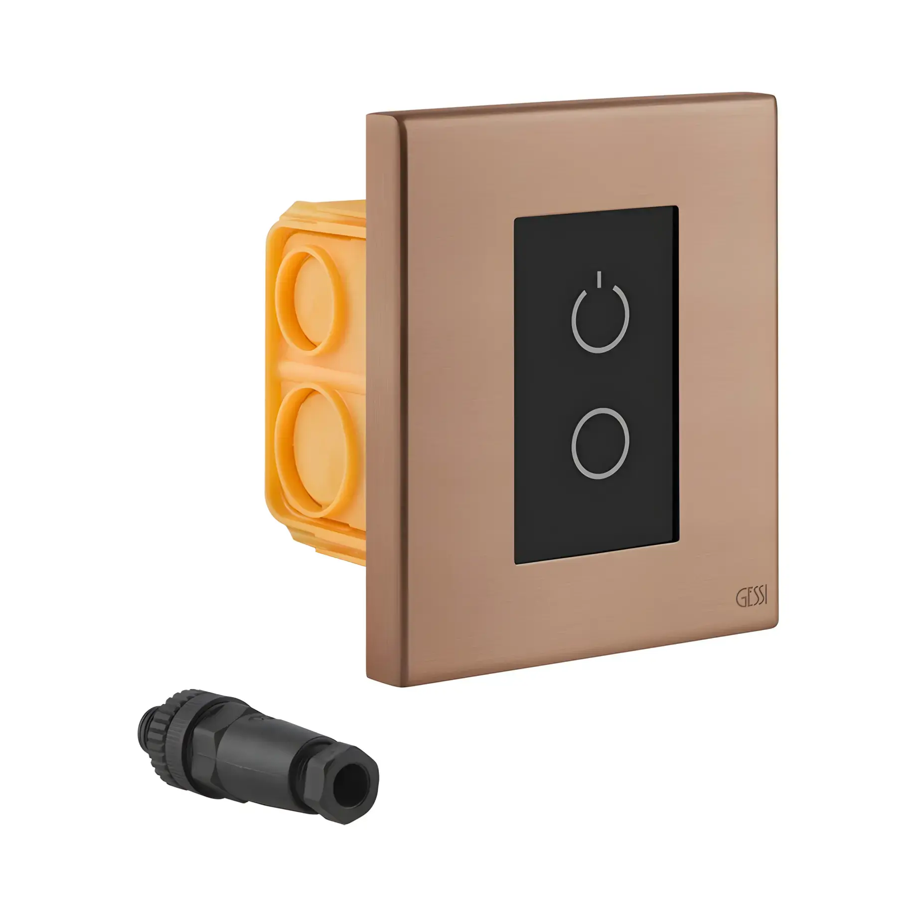 Додатковий комплект сенсорного керування Gessi 01720-708 Copper Brushed PVD — бічний ракурс