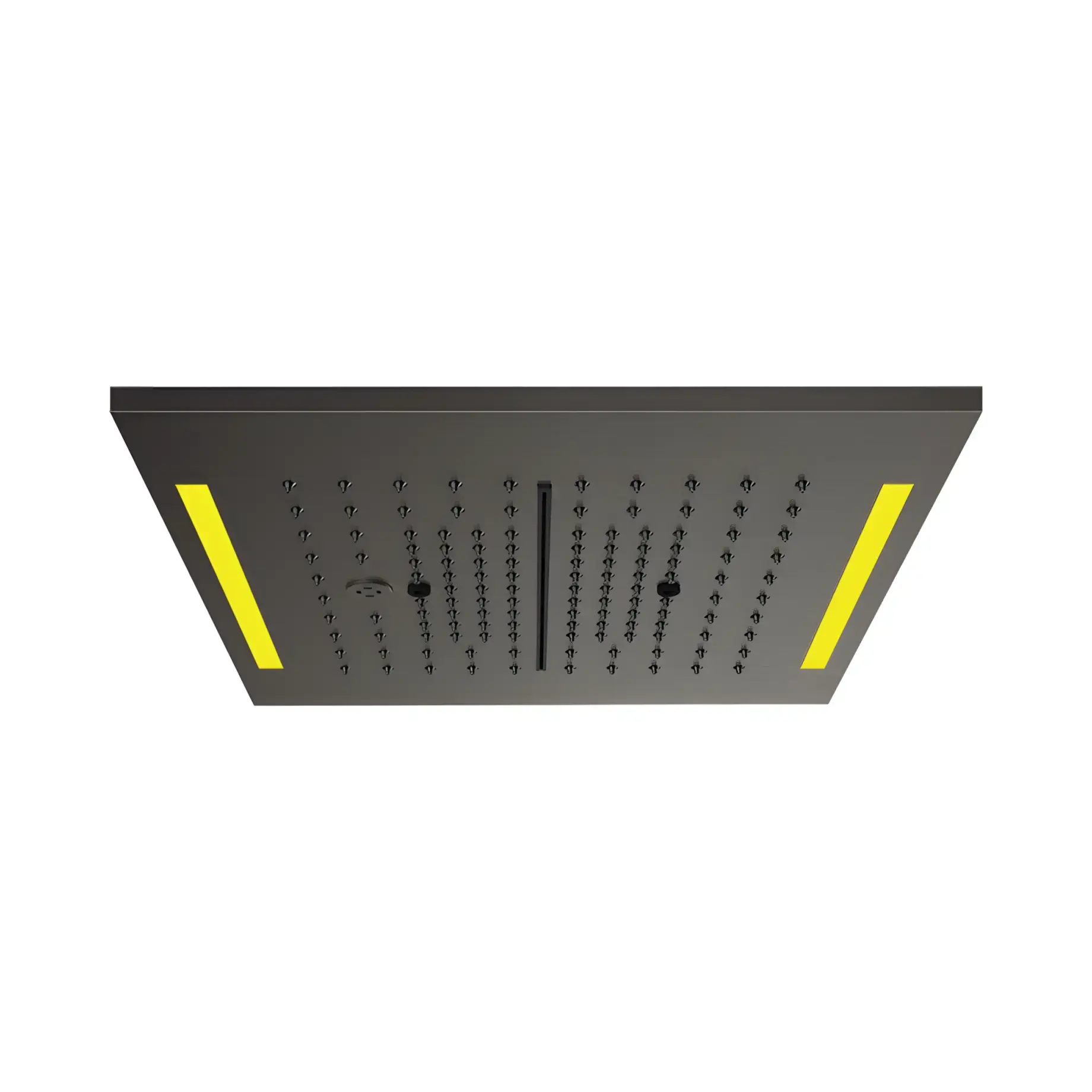 SHOWERHEAD Colour Виробник 57876-707 BLACK METAL BR. PVD — вид спереду