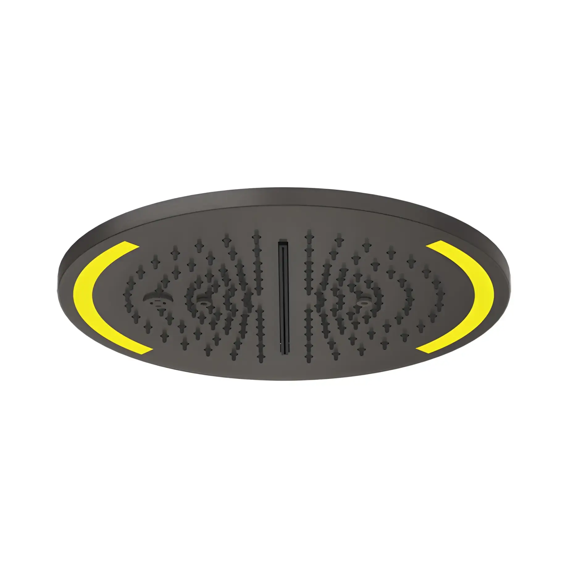 SHOWERHEAD Colour Виробник 57878-707 BLACK METAL BR. PVD — вид спереду