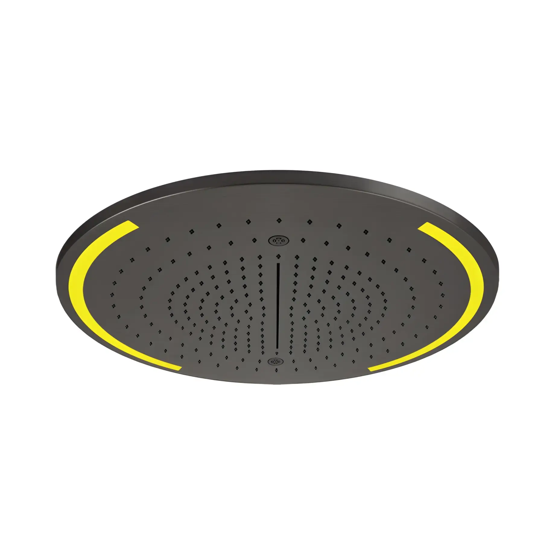 SHOWERHEAD Colour Виробник 57980-707 BLACK METAL BR. PVD — вид спереду
