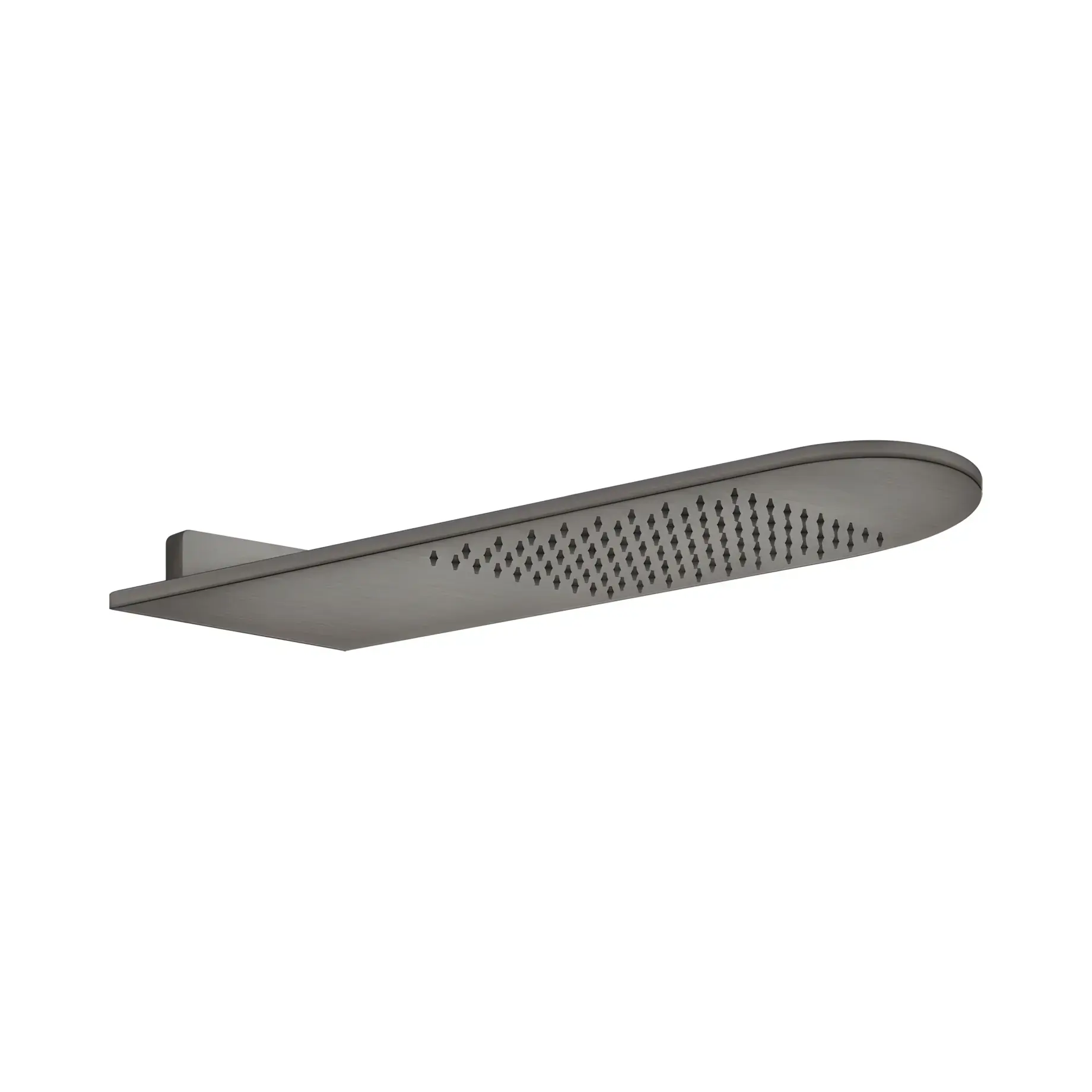 Верхній душ Gessi316 Виробник 45163-707 BLACK METAL BR. PVD 62 х 20 см — вид спереду