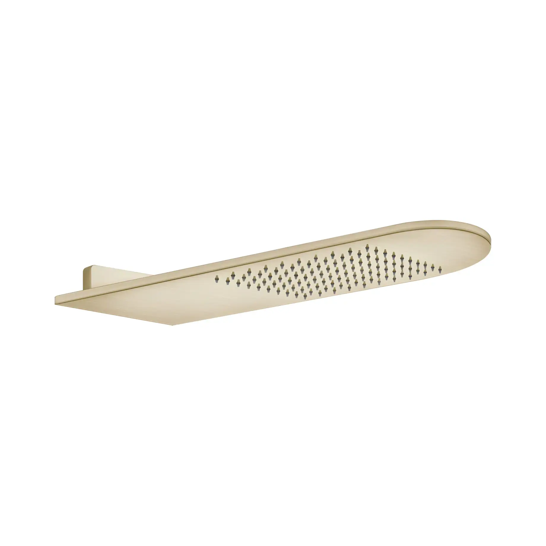 Верхній душ Gessi316 Gessi 45163-727 Brass Brushed PVD — вид на білому тлі