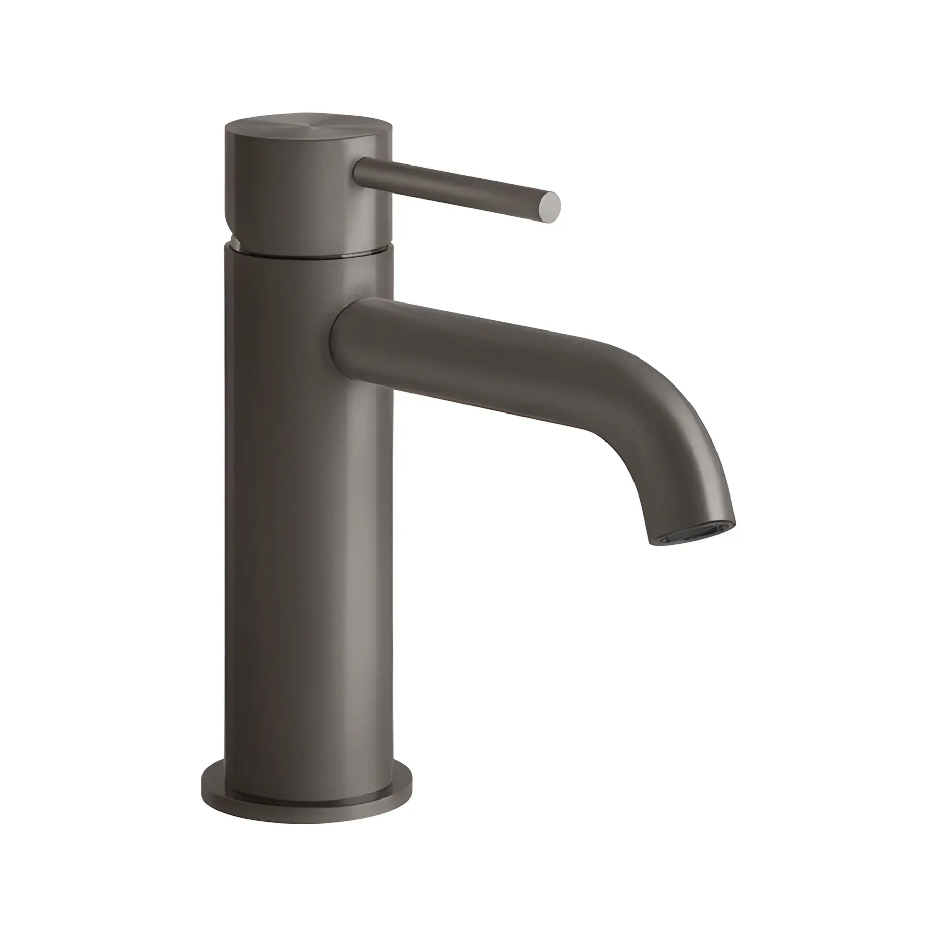 Змішувач для раковини Gessi316 Виробник 54002-707 BLACK METAL BR. PVD — вид спереду