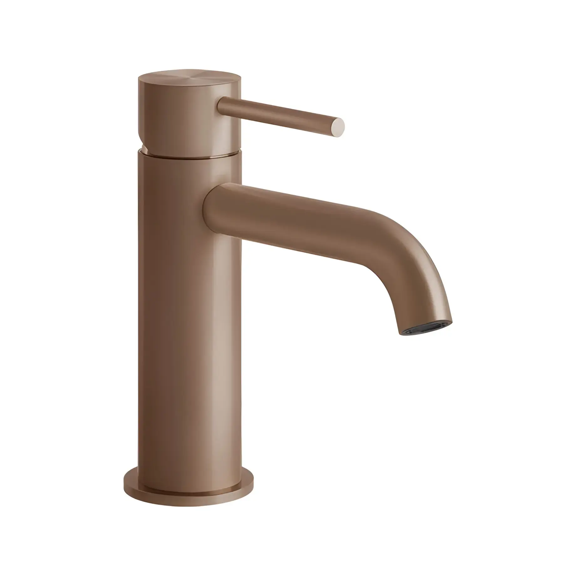 Смеситель для раковины Gessi316 Производитель 54002-708 Copper Brushed PVD — вид спереди
